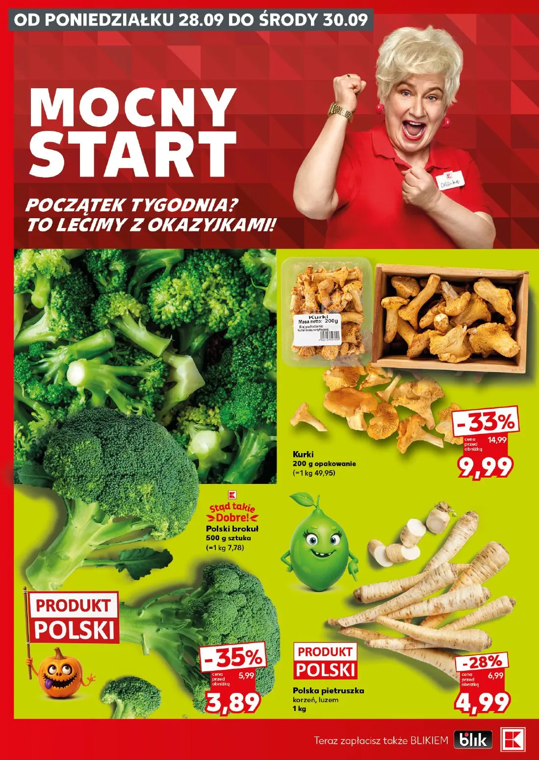 Kaufland gazetka, strona 2 z 30 — Kurki, Polski brokuł, Polska pietruszka korzeń, luzem