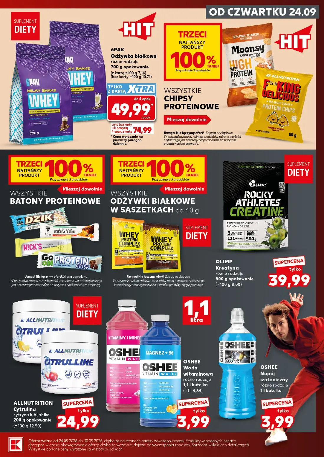 Kaufland gazetka, strona 25 z 30 — 6PAK Odżywka białkowa różne rodzaje 700 g, ALLNUTRITION Cytrulina cytryna lub jabłko 200 …