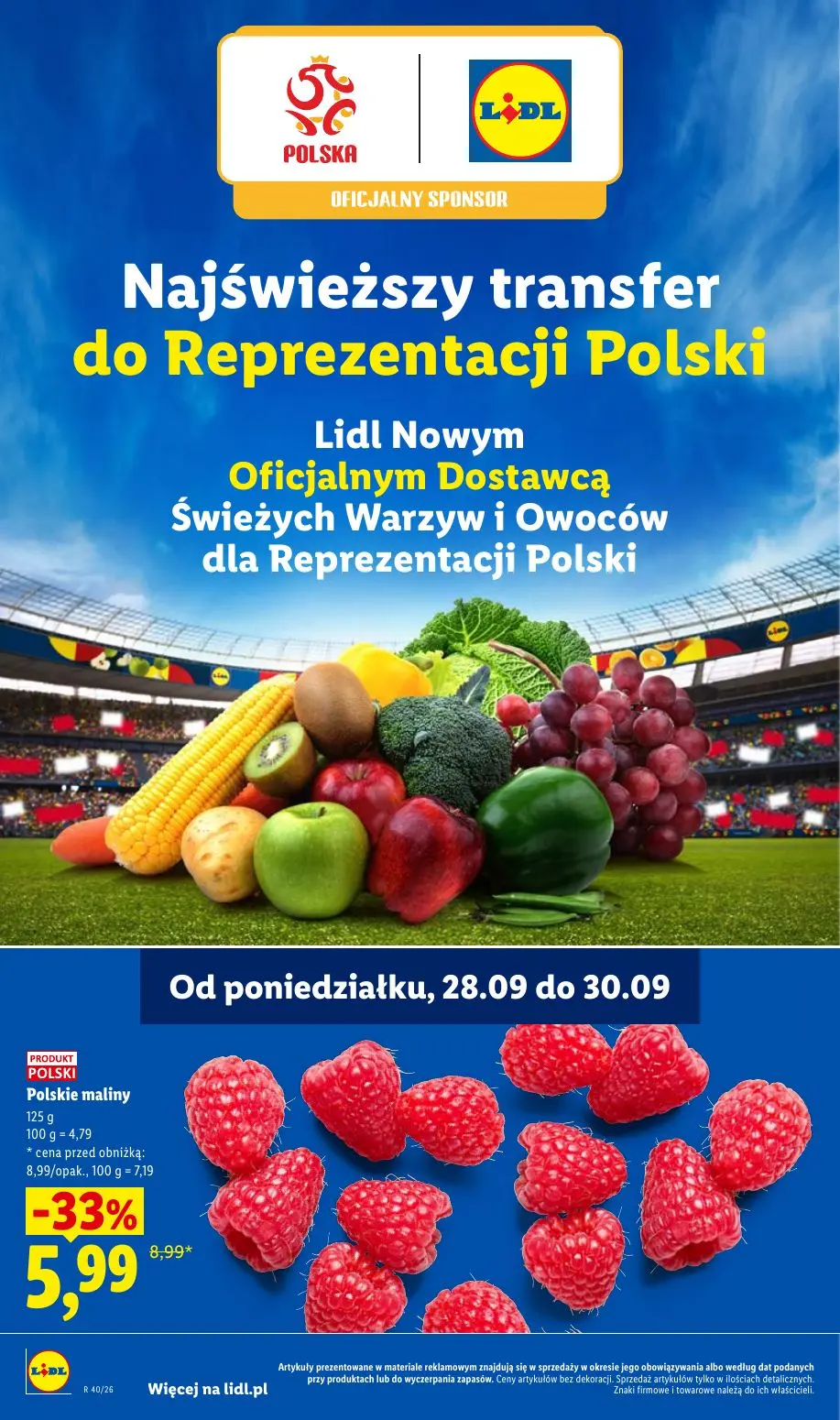 Lidl gazetka, strona 42 z 101 — Polskie maliny