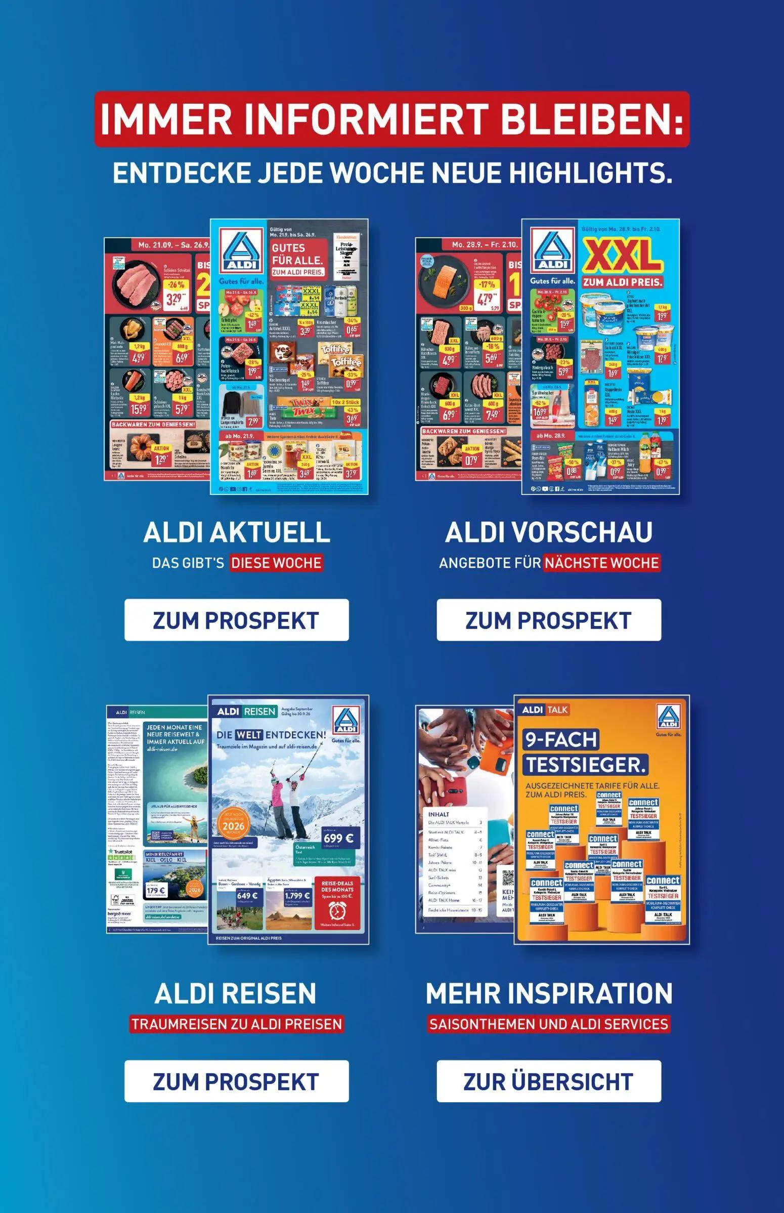 Aldi Nord Prospekt, Seite 45 von 45 — TWIX, Bio-Rinderhackfleisch, Hähnchenfilet