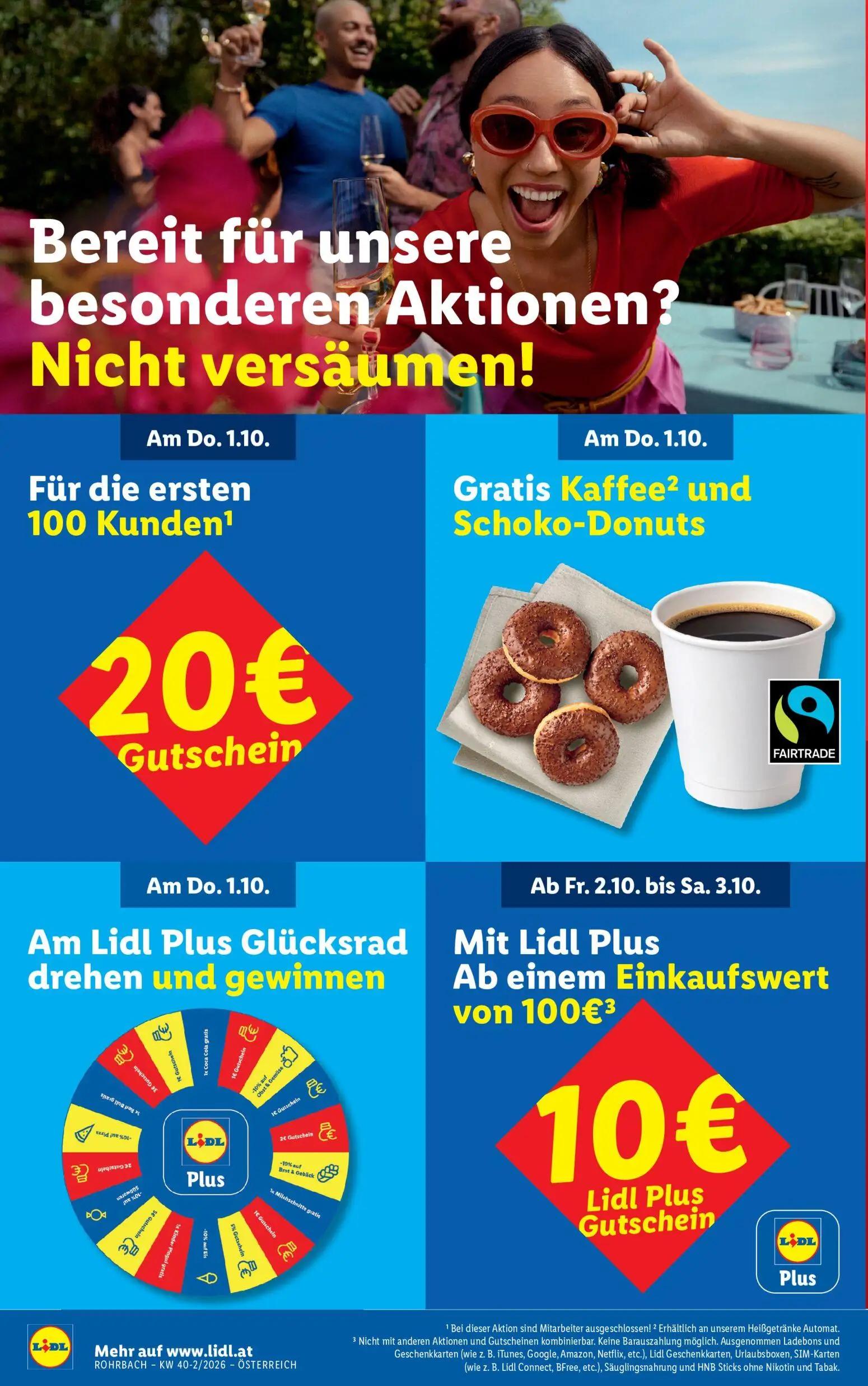 Lidl Prospekt, Seite 2 von 8 — Gutschein, Lidl Plus Gutschein