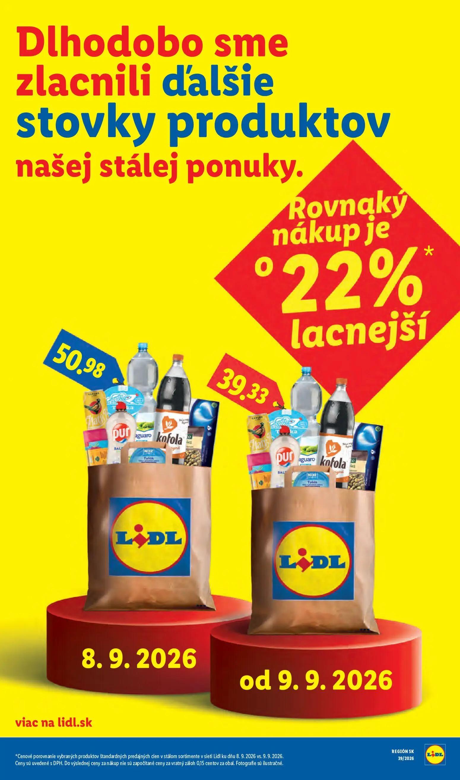 Lidl leták, strana 3 z 100 — Nákup