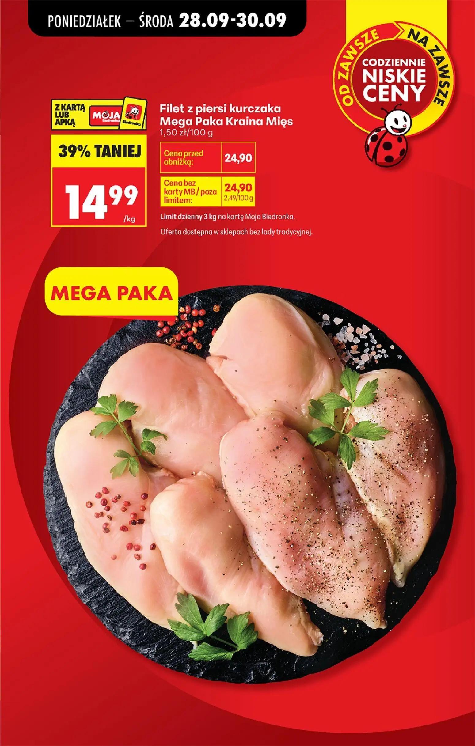 Biedronka gazetka, strona 29 z 106 — Filet z piersi kurczaka Mega Paka Kraina Mięs