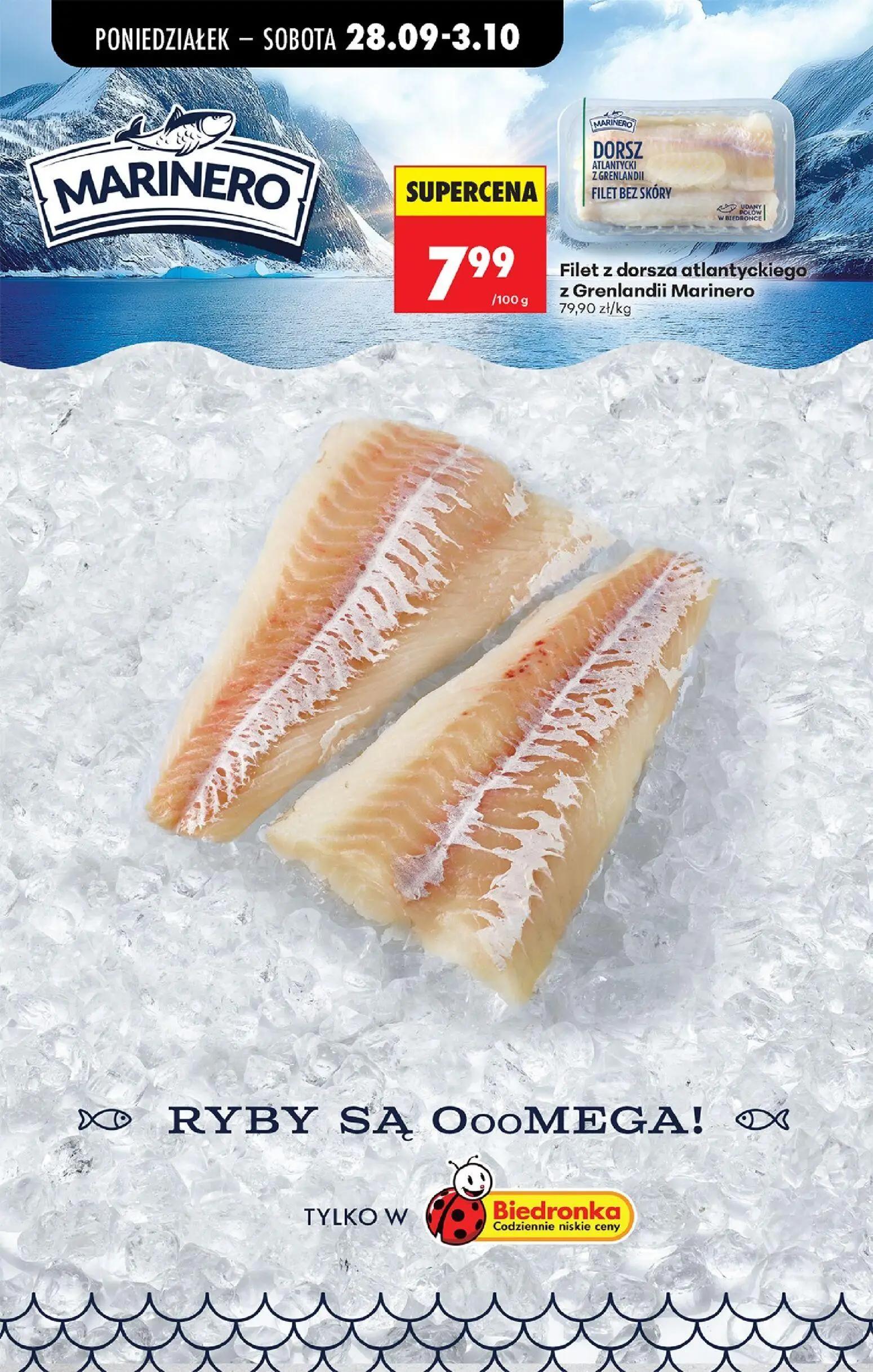Biedronka gazetka, strona 41 z 106 — Filet z dorsza atlantyckiego z Grenlandii Marinero