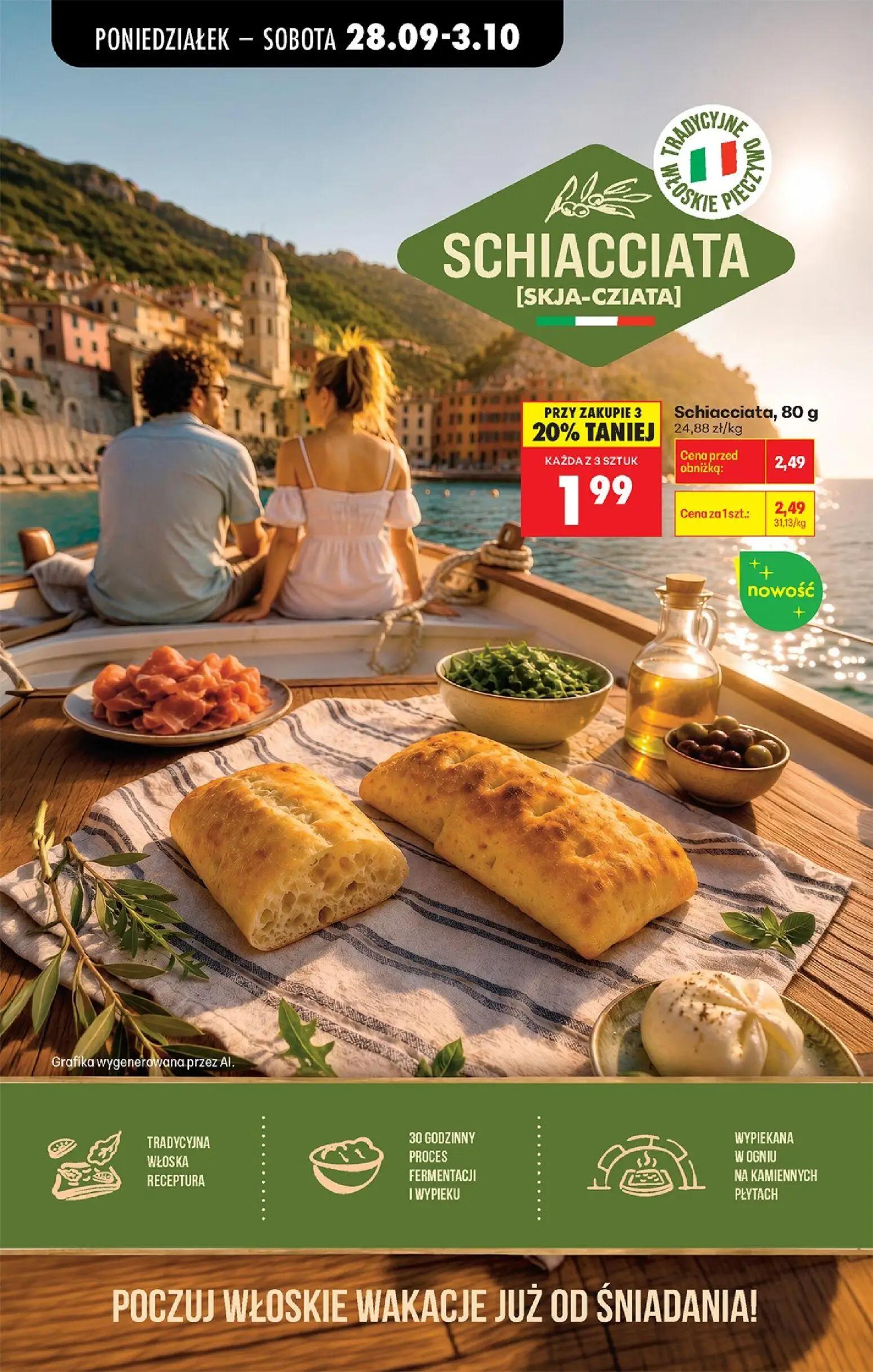 Biedronka gazetka, strona 47 z 106 — Schiacciata