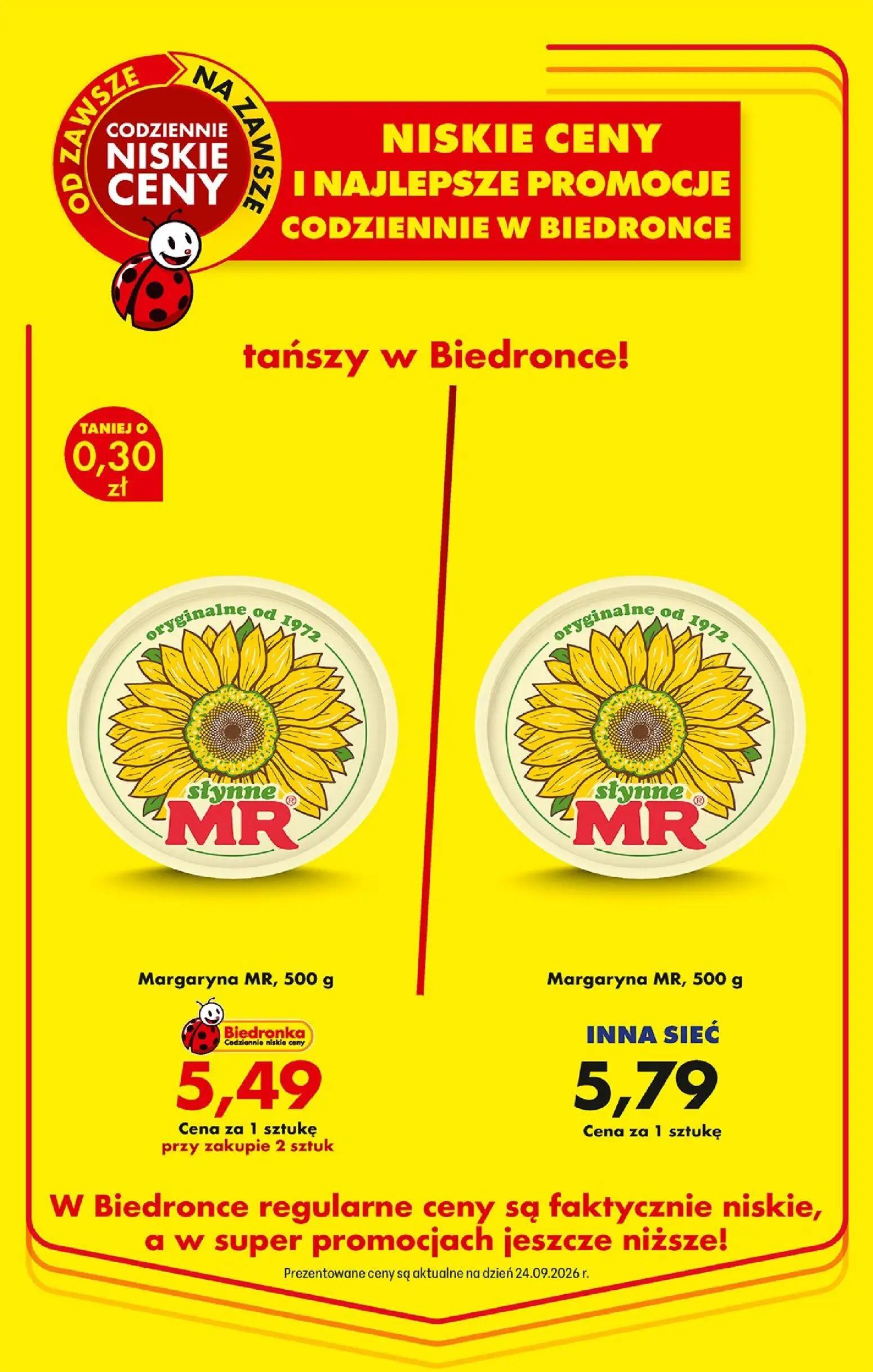 Biedronka gazetka, strona 50 z 106 — Margaryna MR, Margaryna MR