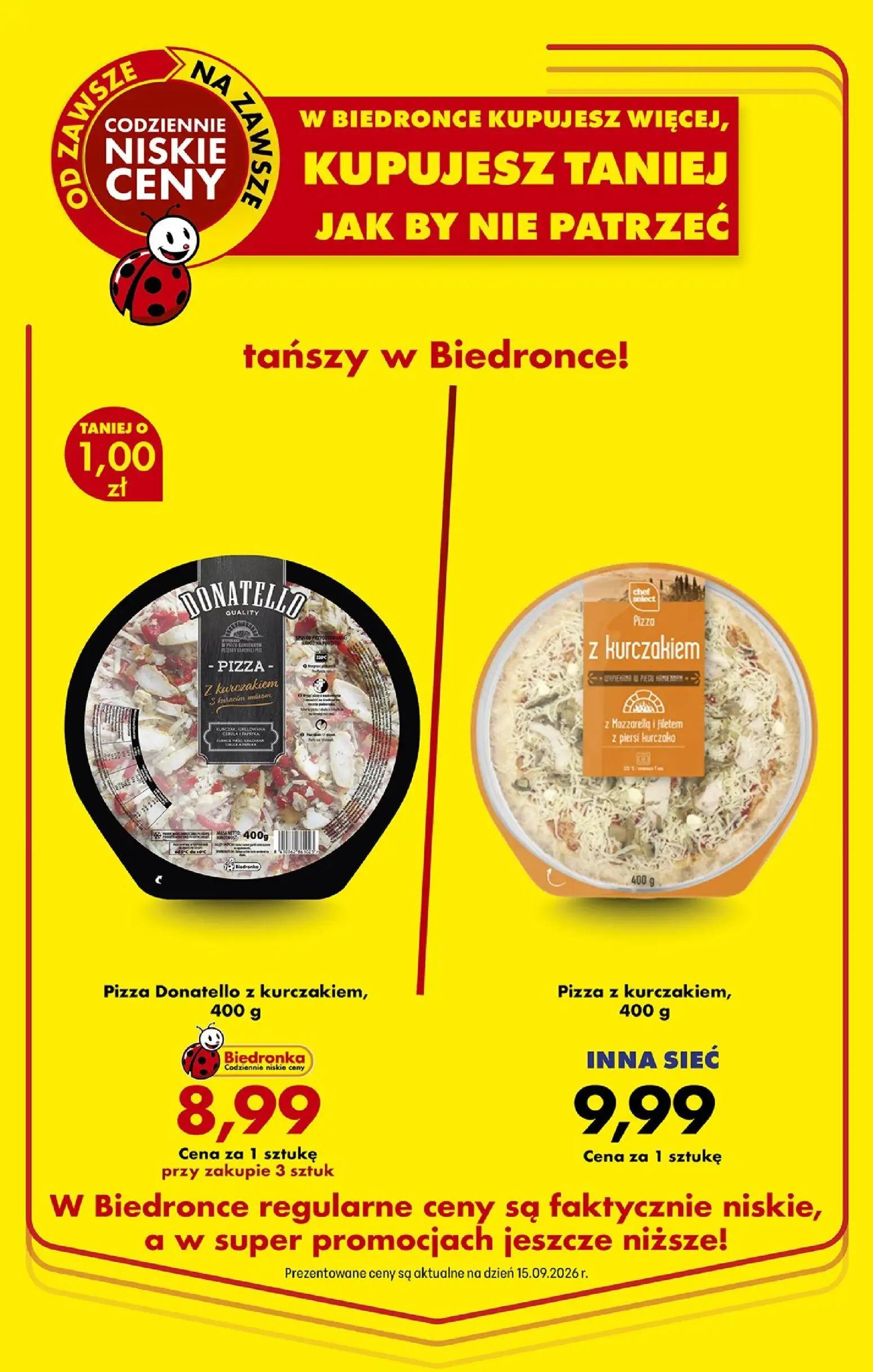 Biedronka gazetka, strona 53 z 106 — Pizza Donatello z kurczakiem, Pizza z kurczakiem