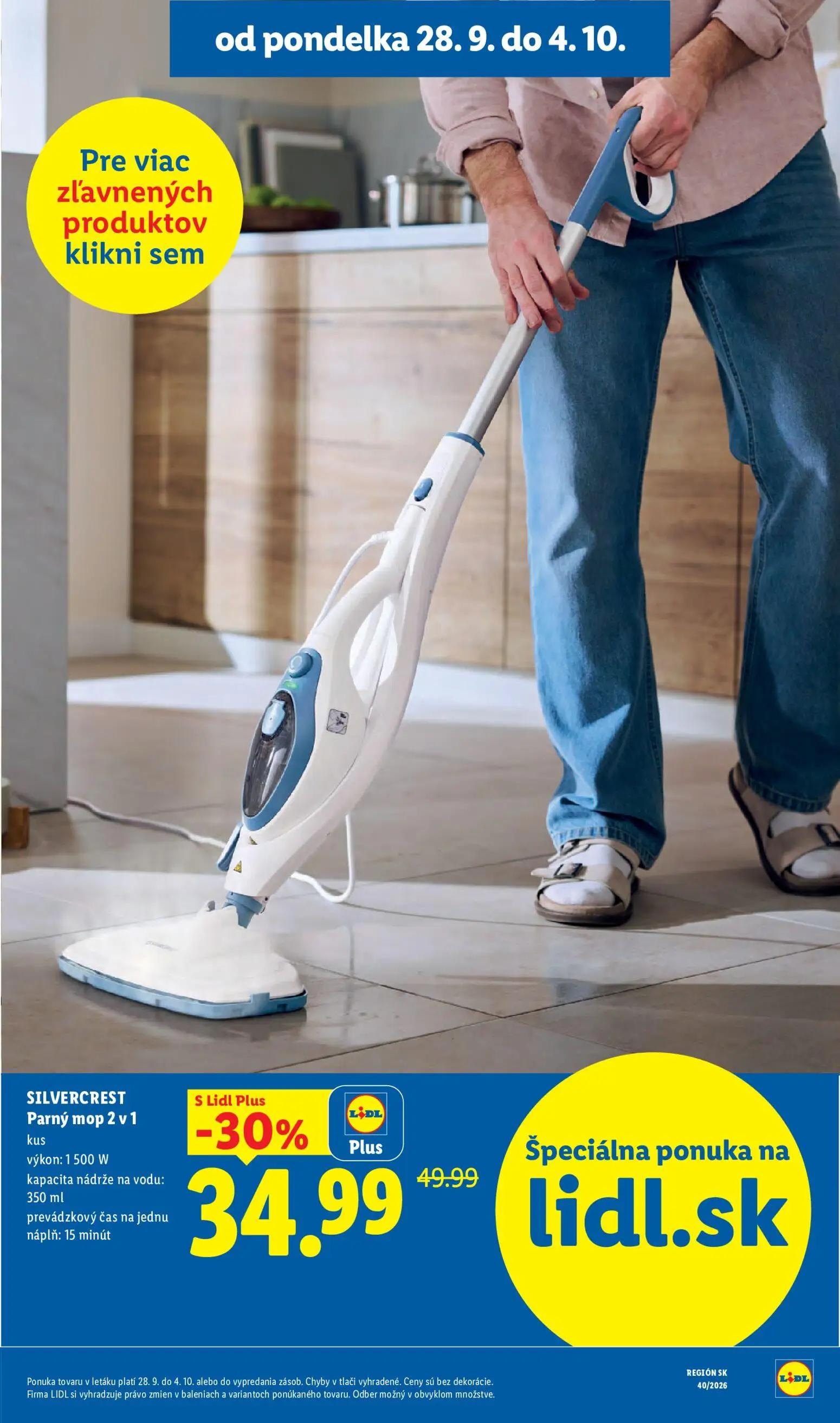 Lidl leták, strana 53 z 100 — SILVERCREST Parný mop 2 v 1