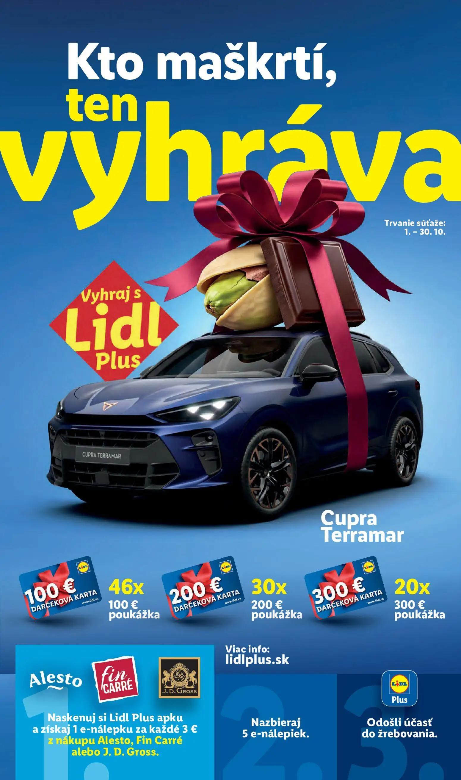 Lidl leták, strana 63 z 100 — Lidl gift card, Lidl gift card, Lidl gift card