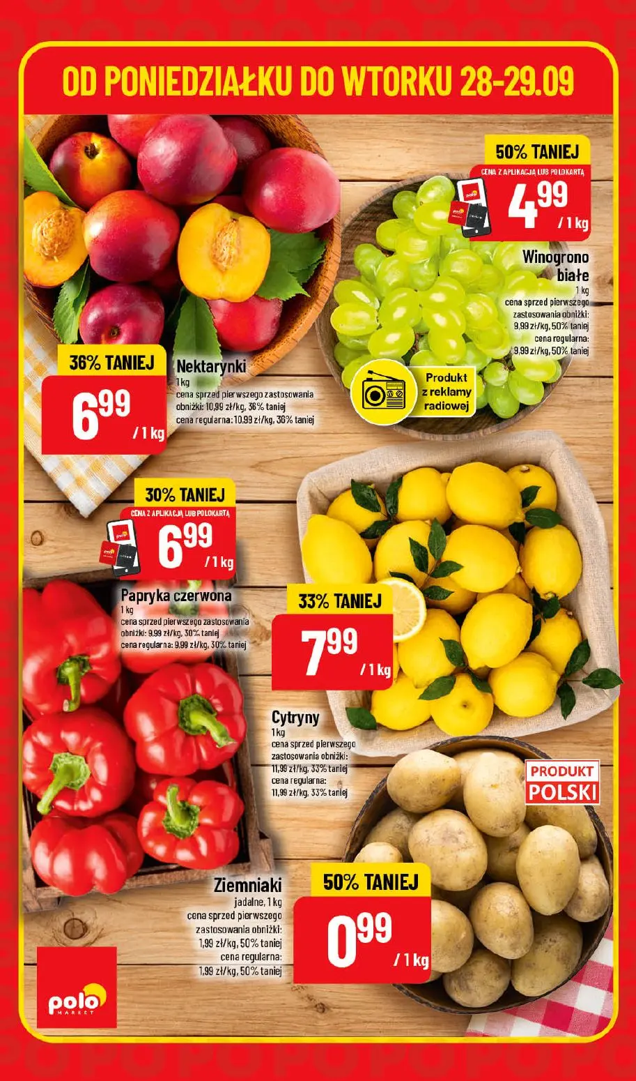 POLOmarket gazetka, strona 2 z 6 — Winogrono białe, Nektarynki, Cytryny