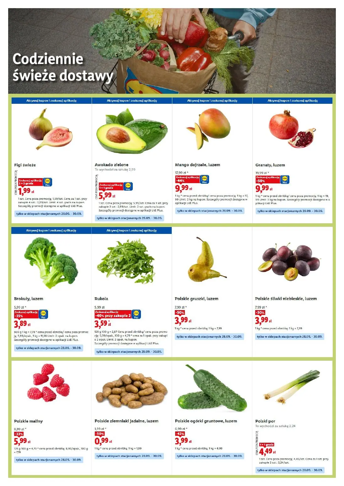 Lidl gazetka, strona 3 z 30 — Granaty, luzem, Mango dojrzałe, luzem, Polskie gruszki, luzem
