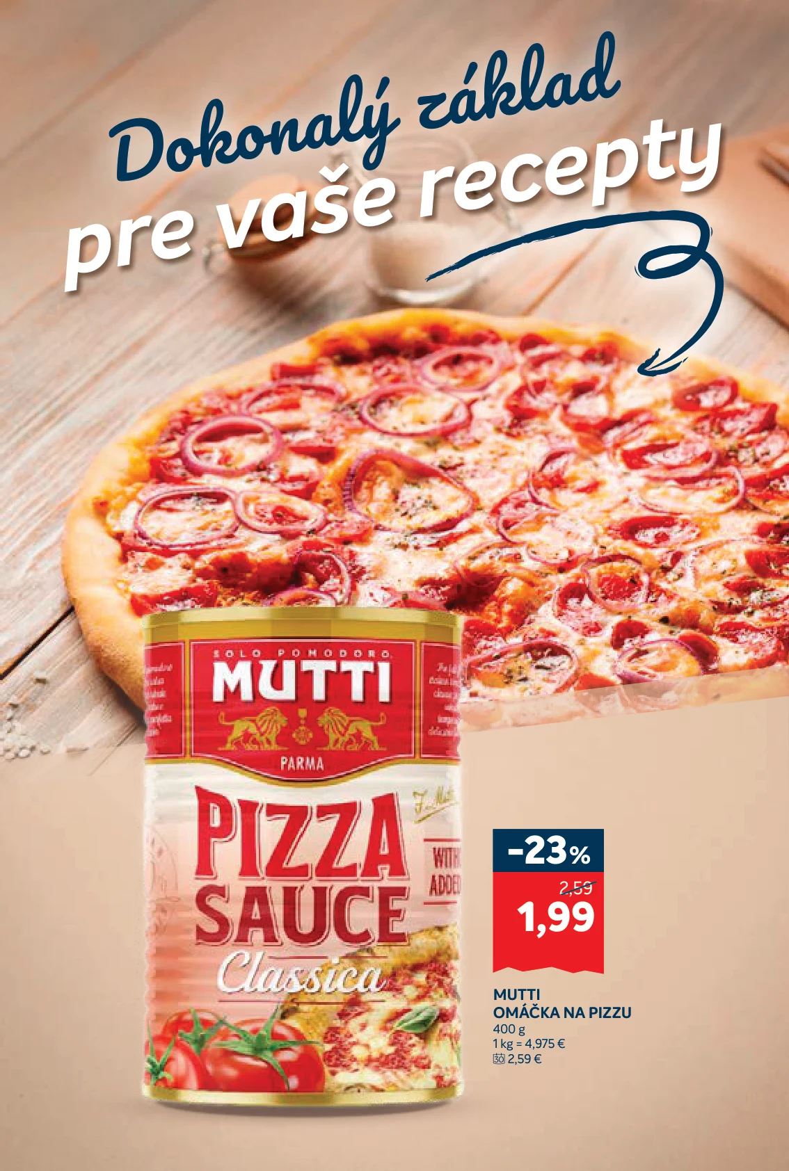 Kraj leták, strana 8 z 16 — MUTTI OMÁČKA NA PIZZU