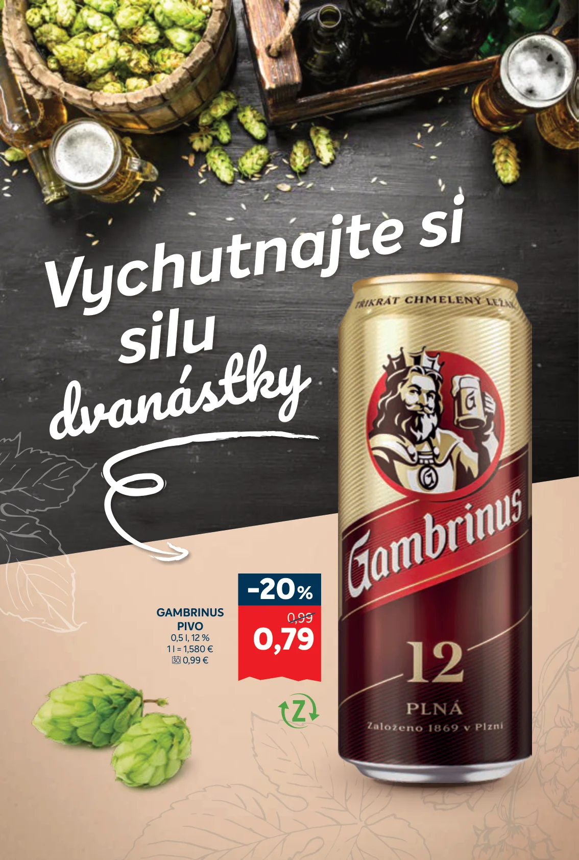 Kraj leták, strana 12 z 16 — GAMBRINUS PIVO
