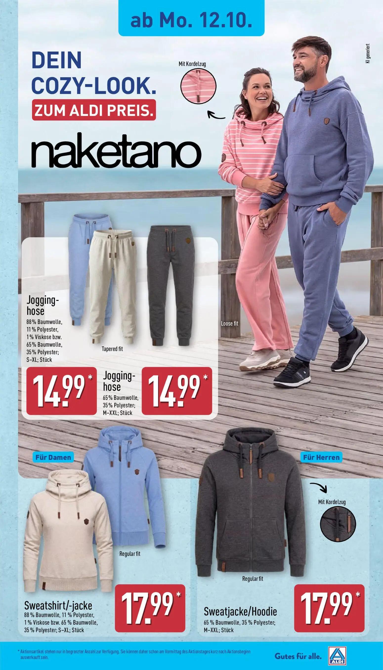 Aldi Nord Prospekt, Seite 2 von 15 — Jogging-hose, Jogging-hose, Sweatshirt/-jacke