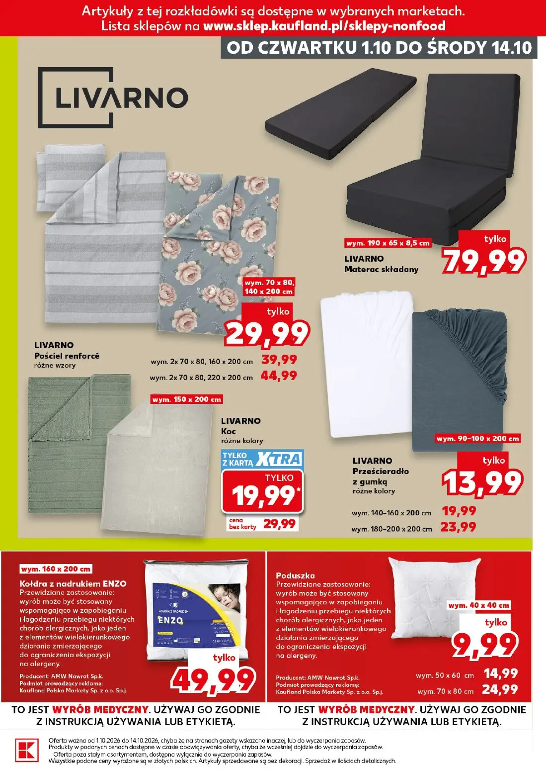Kaufland gazetka, strona 9 z 18 — LIVARNO Koc, LIVARNO Pościel renforcé, LIVARNO Pościel renforcé
