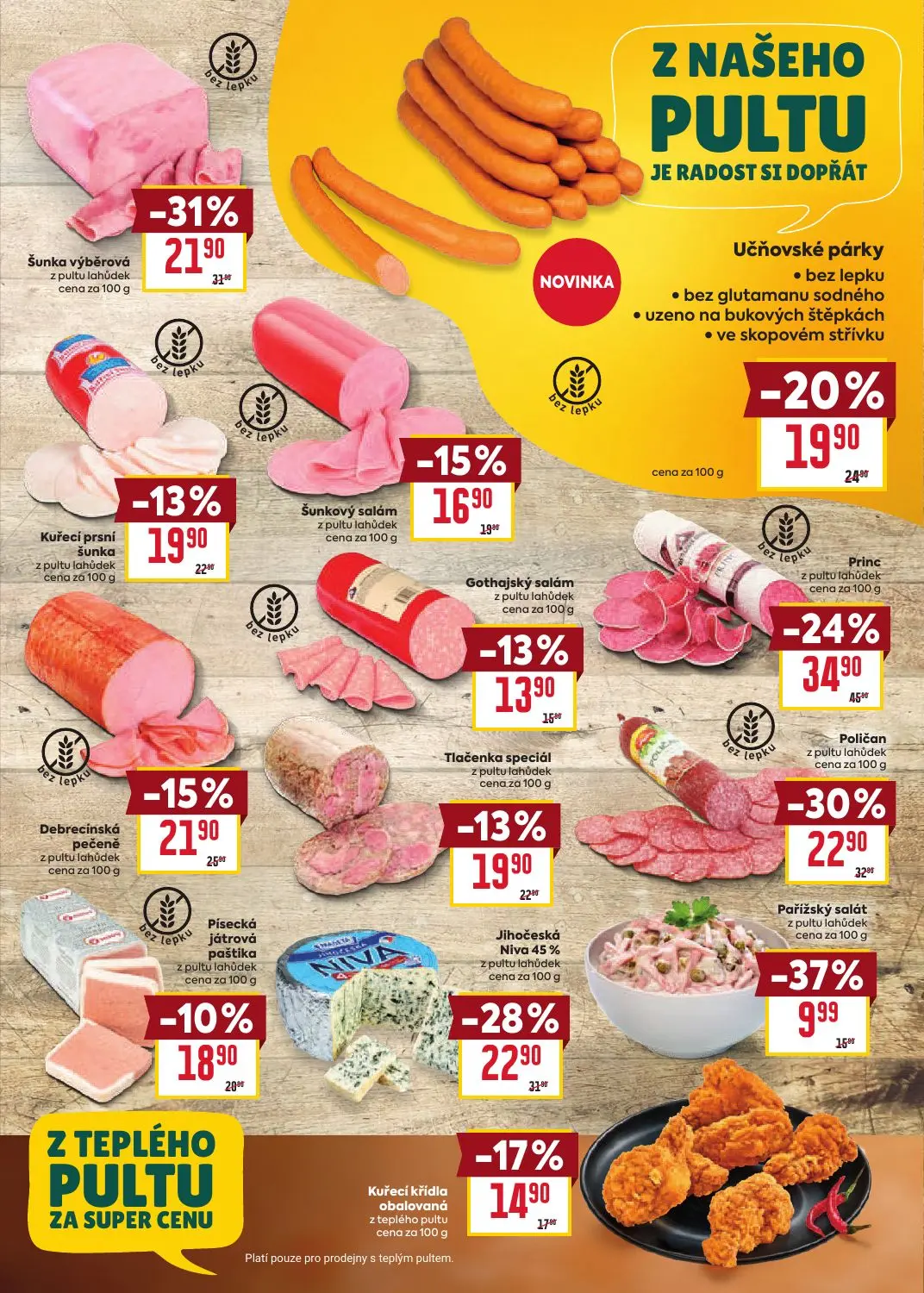 Billa leták, strana 11 z 36 — Princ, Poličan, Šunka výběrová