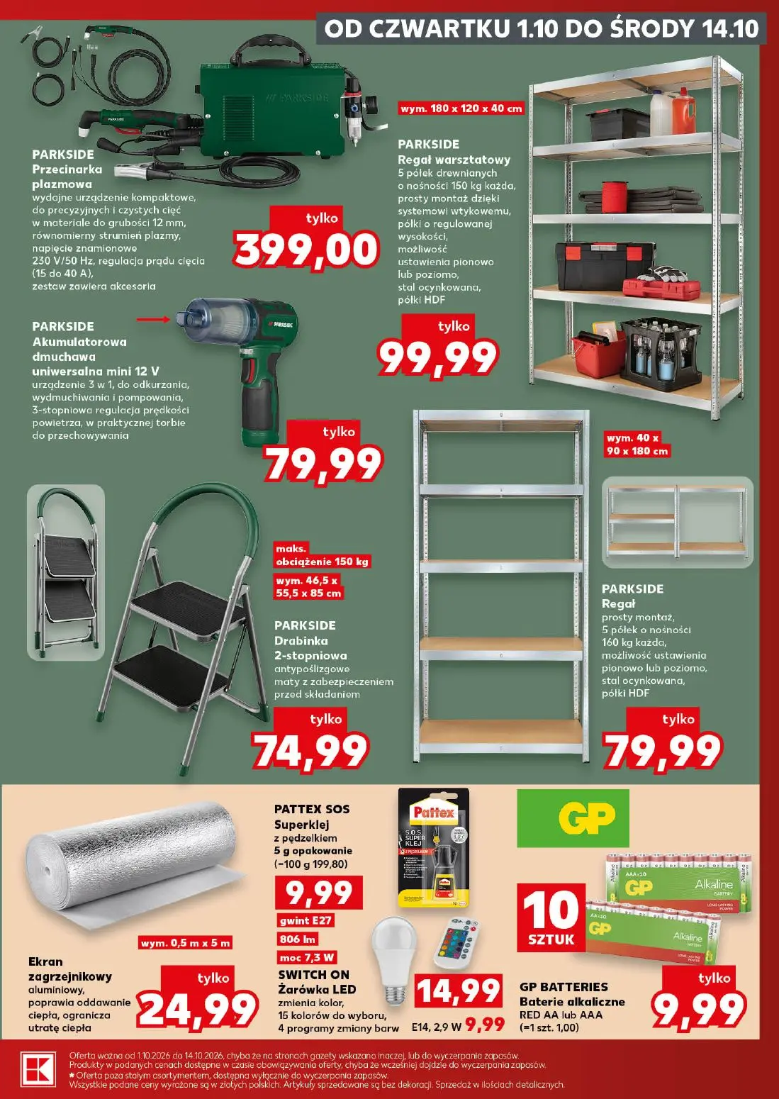 Kaufland gazetka, strona 11 z 18 — PARKSIDE Przecinarka plazmowa wydajne urządzenie kompaktowe, do precyzyjnych i czystych c…