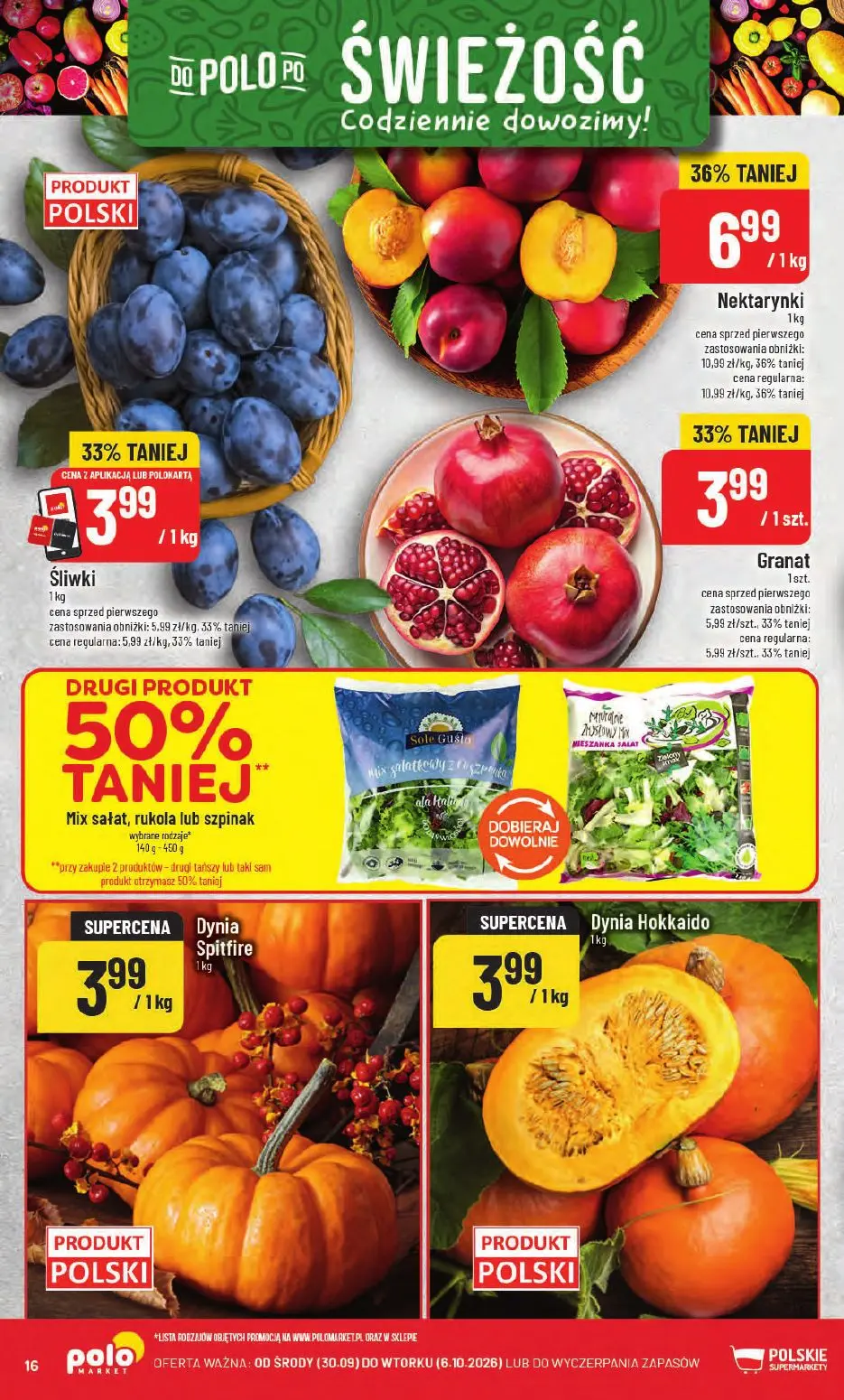 POLOmarket gazetka, strona 16 z 66 — Nektarynki, Śliwki, Granat