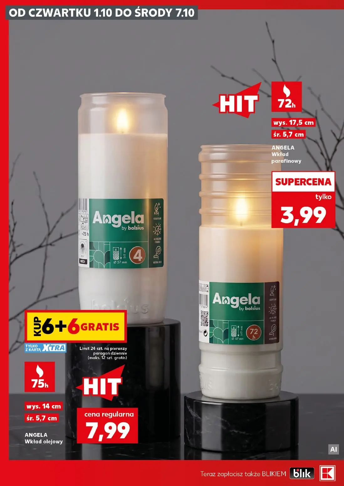 Kaufland gazetka, strona 16 z 20 — ANGELA Wkład parafinowy, ANGELA Wkład olejowy