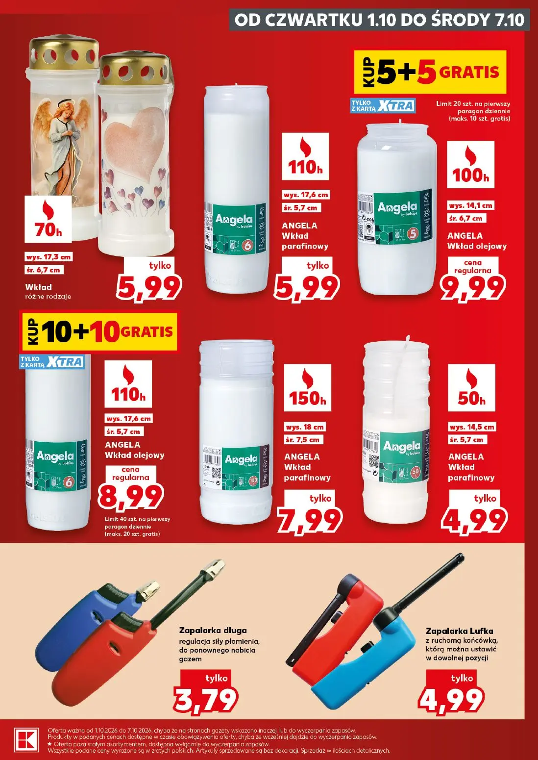 Kaufland gazetka, strona 17 z 20 — Wklad, ANGELA Wkład parafinowy, ANGELA Wkład olejowy