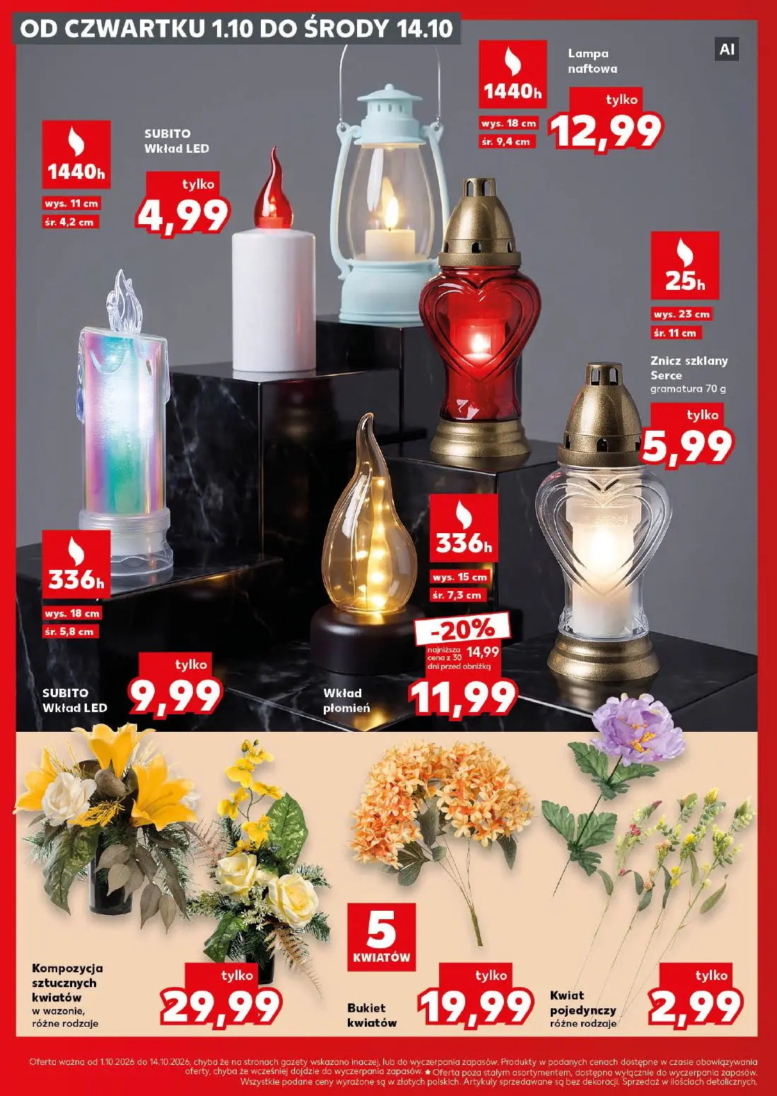Kaufland gazetka, strona 18 z 18 — Wkład płomień, SUBITO Wkład LED, Lampa naftowa