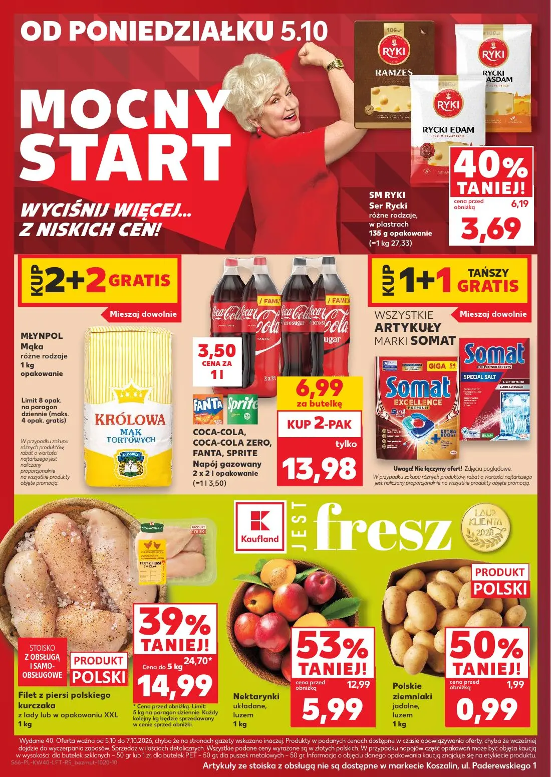 Kaufland gazetka, strona 66 z 67 — Filet z piersi polskiego kurczaka z lady lub w opakowaniu XXL, Nektarynki układane, luzem…