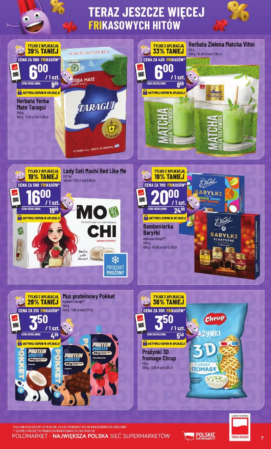 POLOmarket gazetka, strona 7 z 14 — Bombonierka Baryłki, Herbata Yerba Mate Taragui, Lody Soti Mochi Red Like Me