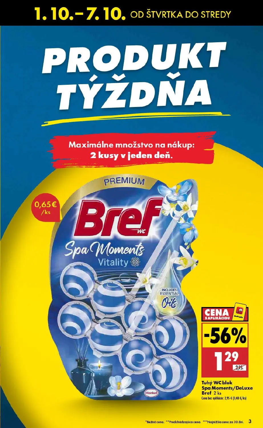 Biedronka leták, strana 3 z 48 — Tuhý WC blok Spa Moments/DeLuxe Bref