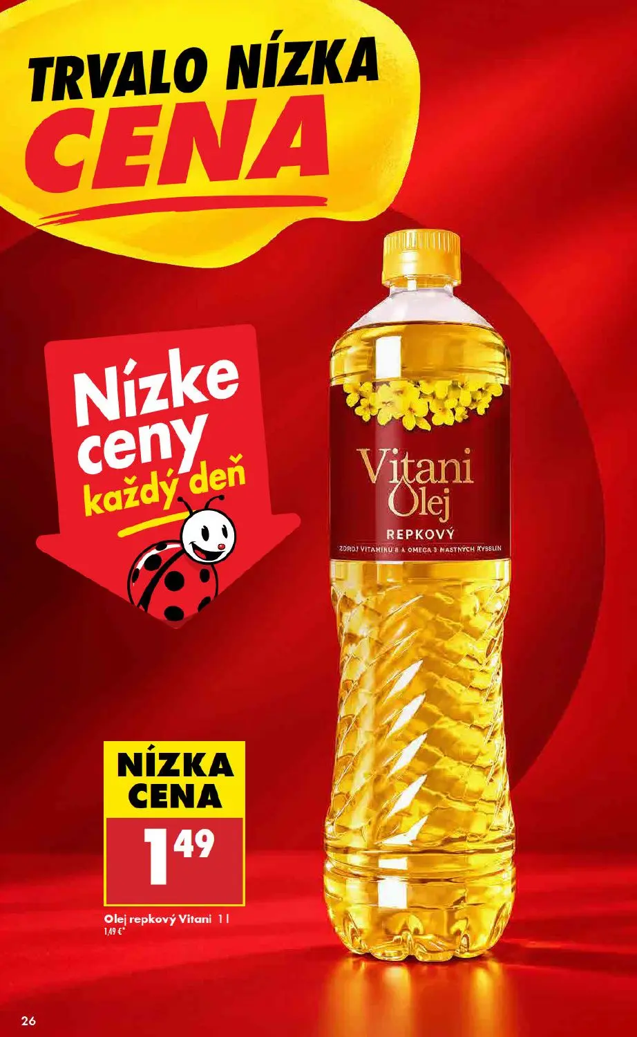 Biedronka leták, strana 26 z 48 — Olej repkový Vitani