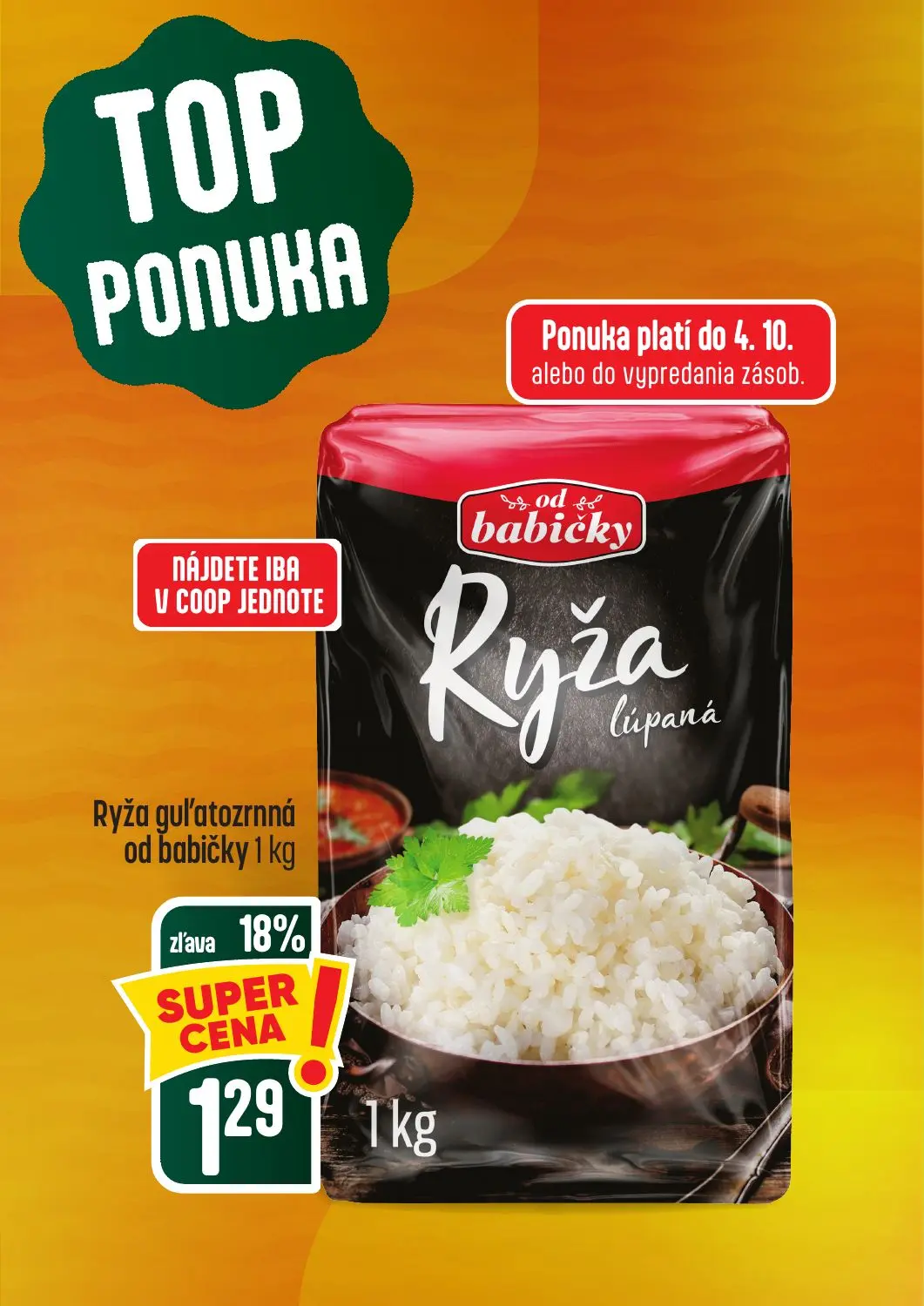Coop Tempo leták, strana 3 z 62 — Ryža guľatozrnná od babičky