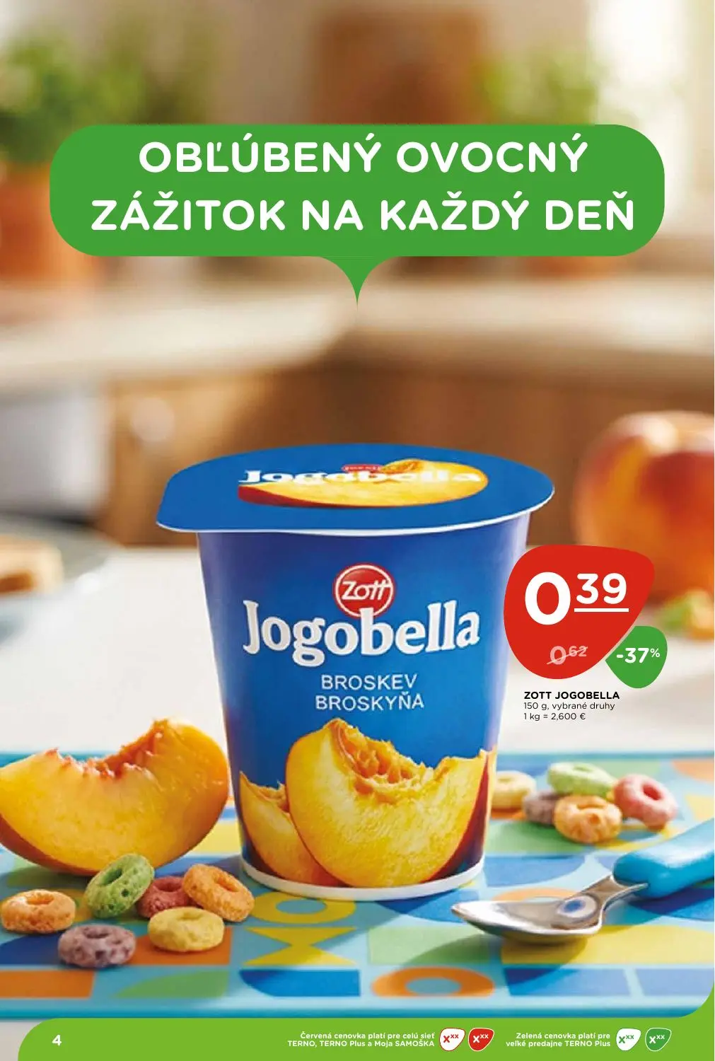 Terno leták, strana 4 z 28 — ZOTT JOGOBELLA BROSKVE BROSKYŇA
