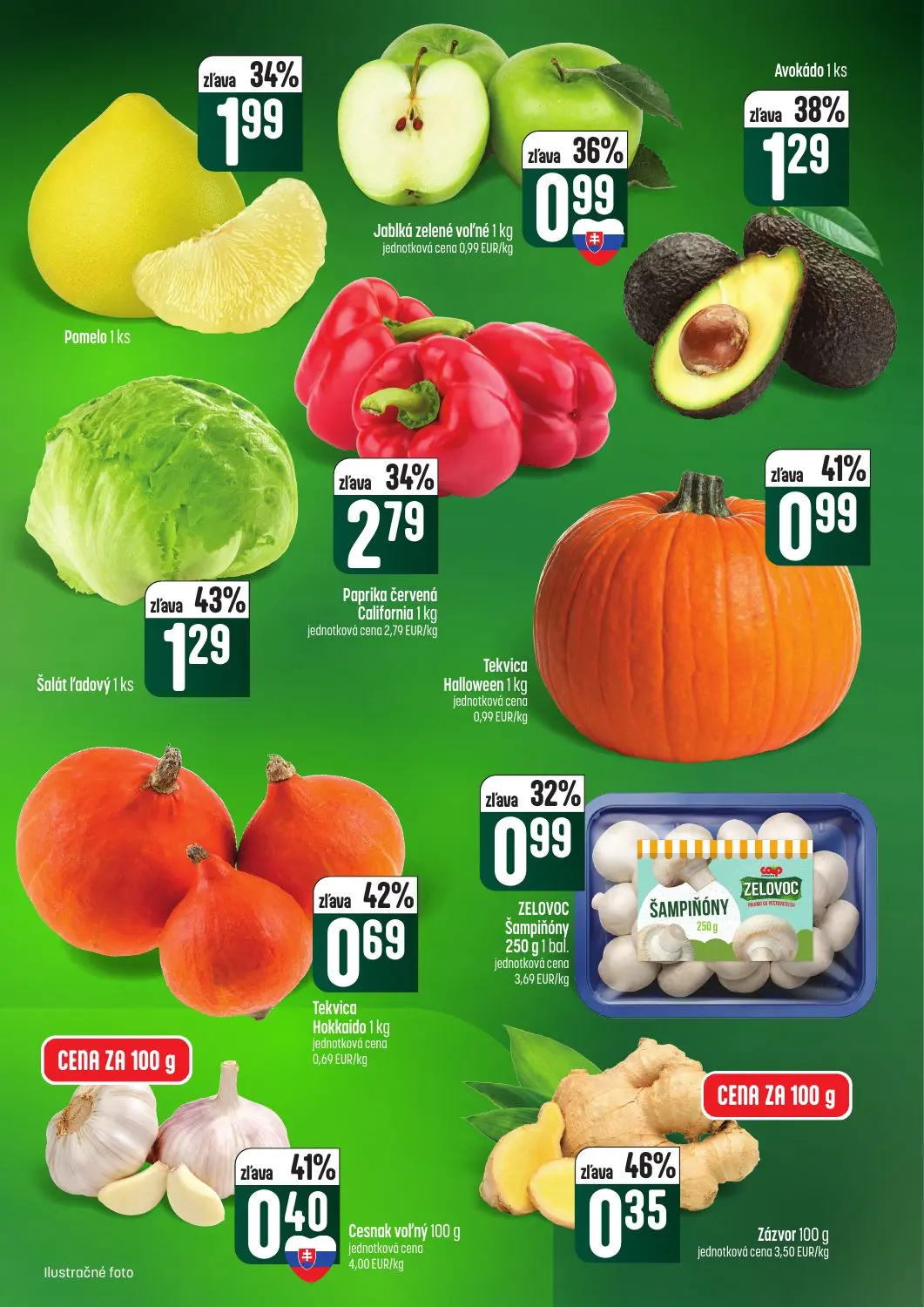 Coop Tempo leták, strana 7 z 62 — Paprika červená California, Pomelo, Šalát ľadový