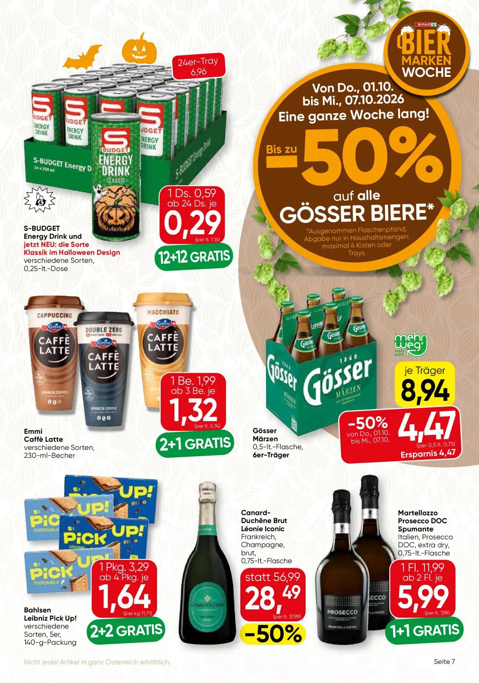 Spar Gourmet Prospekt, Seite 7 von 8 — Canard-Duchêne Brut Léonie Iconic Frankreich, Champagne, brut, 0,75-lt.-Flasche, Mart…