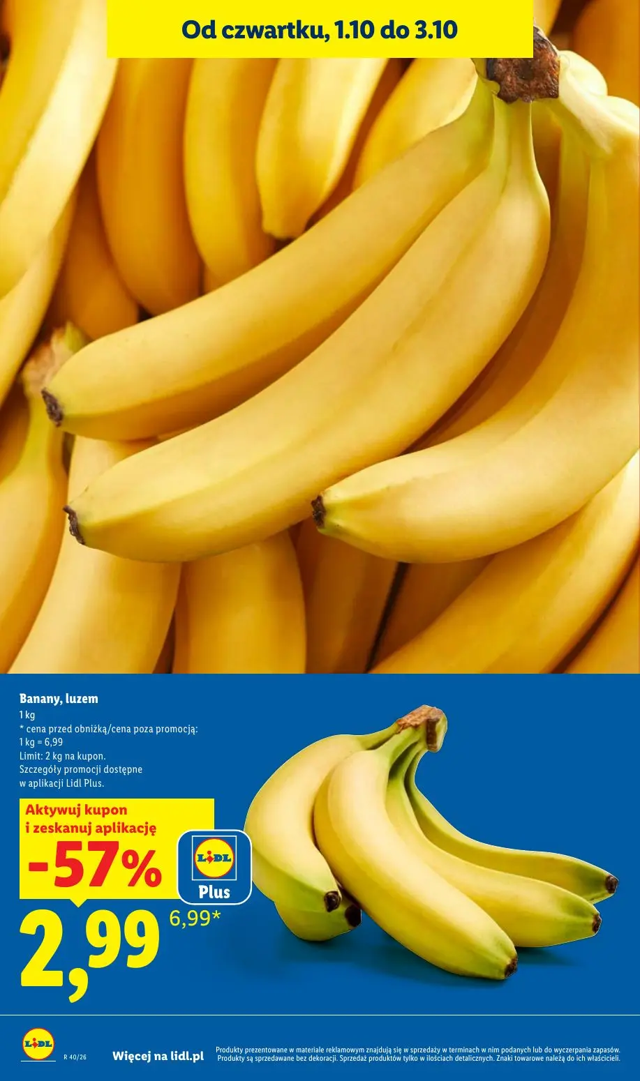 Lidl gazetka, strona 14 z 109 — Banany, luzem