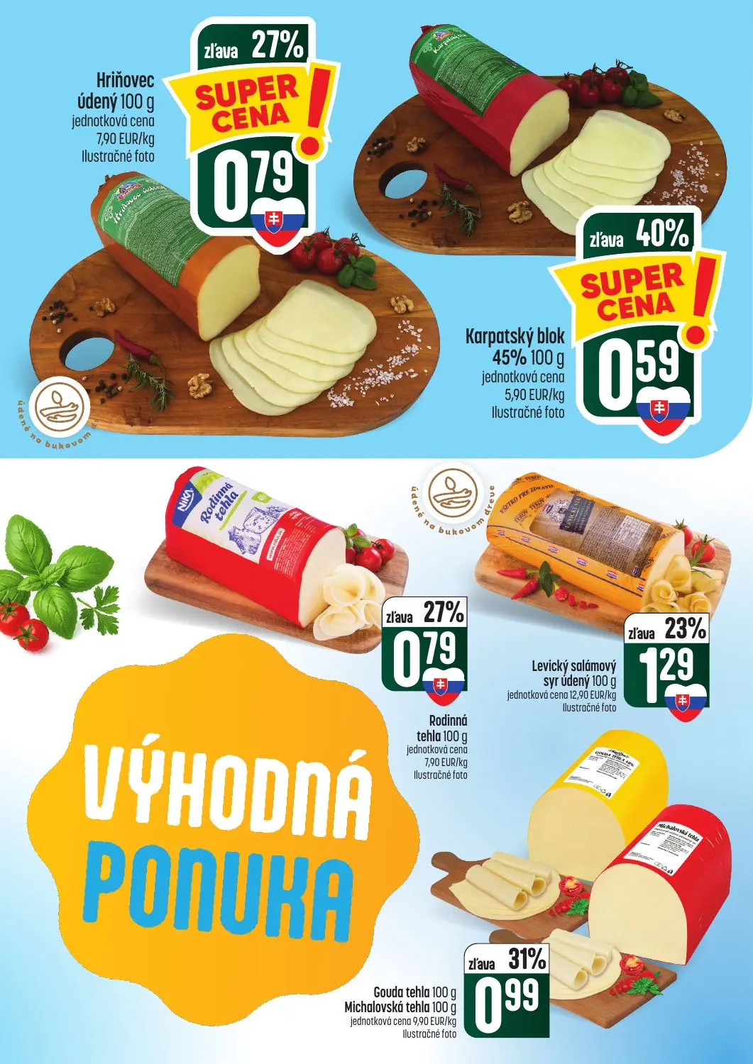 Coop Tempo leták, strana 18 z 62 — Gouda tehla, Michalovská tehla, Karpatský blok 45%