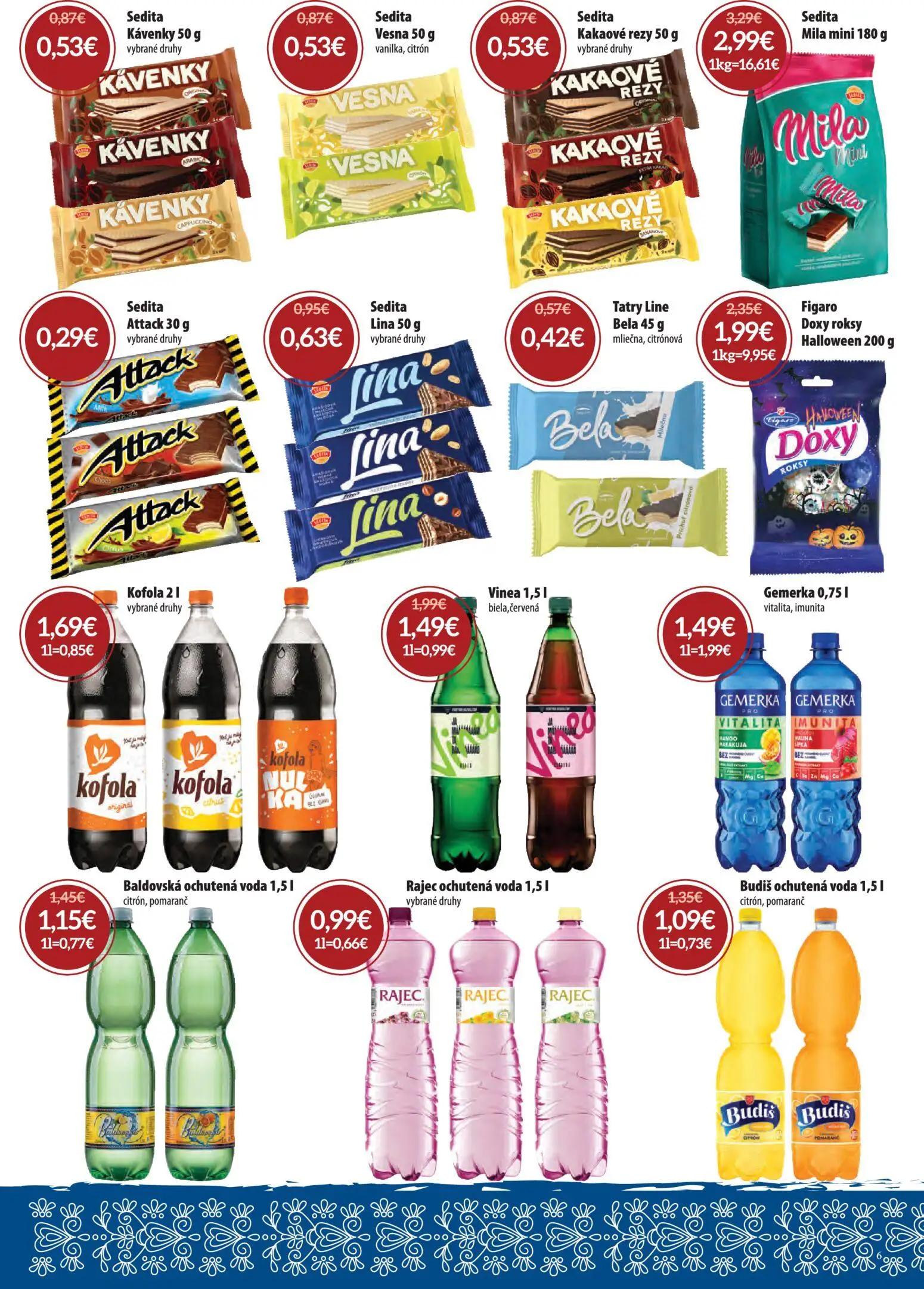 Nitrazdroj leták, strana 6 z 32 — Vinea, Figaro Doxy roksy Halloween, Sedita Kávenky