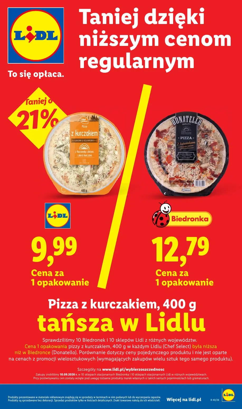 Lidl gazetka, strona 37 z 109 — Pizza z kurczakiem