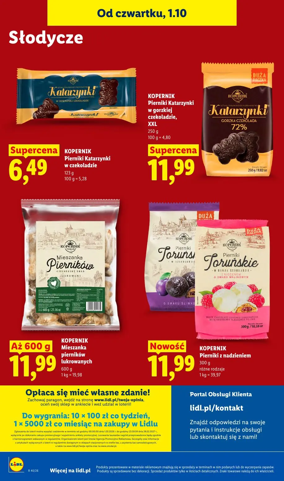Lidl gazetka, strona 74 z 109 — KOPERNIK Pierniki Katarzynki w czekoladzie, KOPERNIK Pierniki Katarzynki w gorzkiej czekolad…