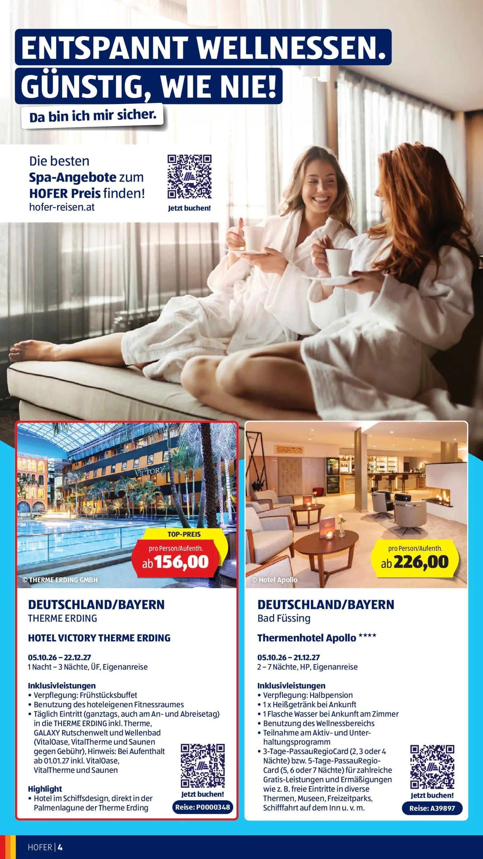Hofer Prospekt, Seite 4 von 12 — HOTEL VICTORY THERME ERDING, Thermenhotel Apollo