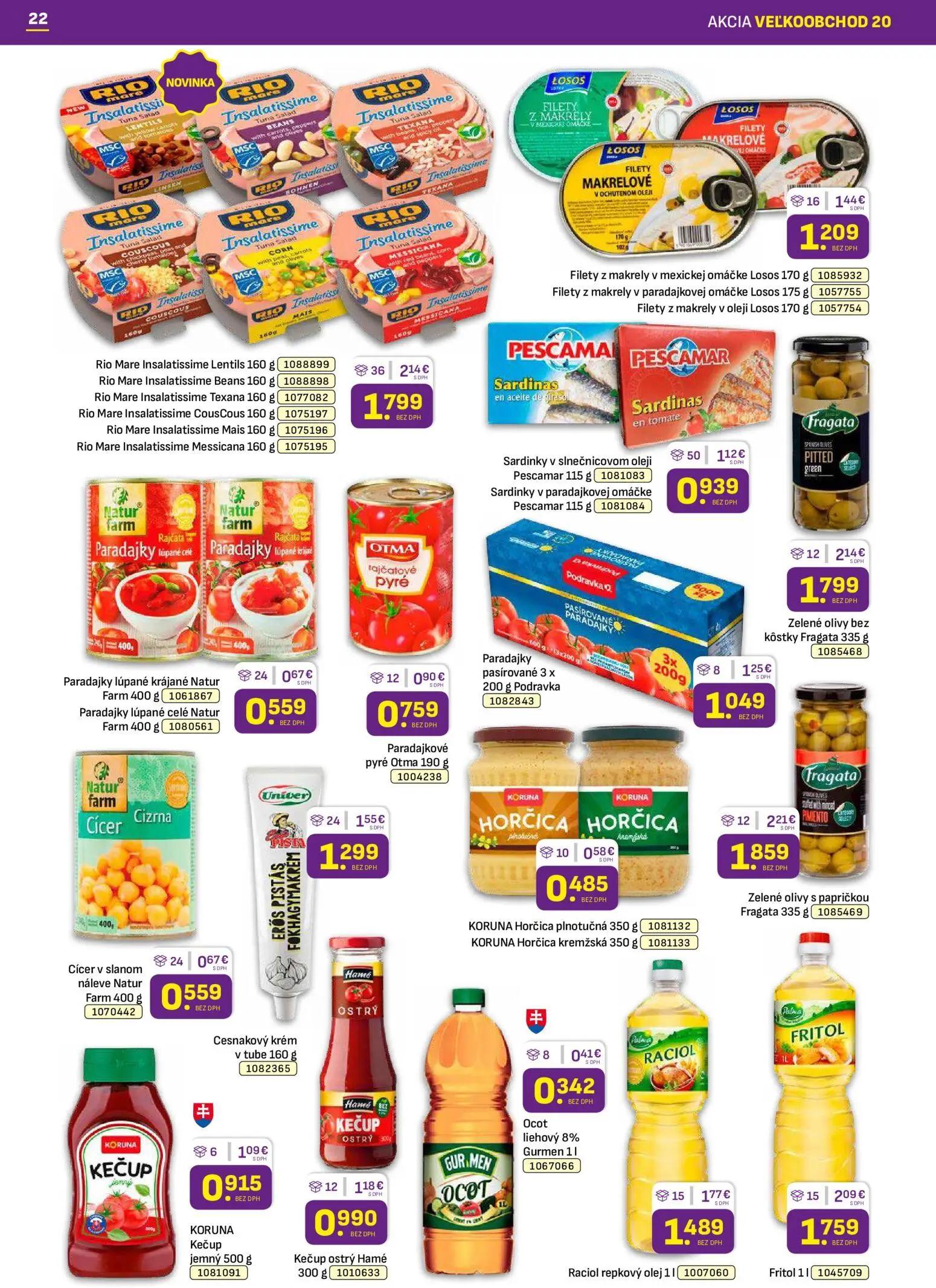Libex leták, strana 22 z 40 — Rio Mare Insalatissime Lentils, Rio Mare Insalatissime Beans, Rio Mare Insalatissime Texana