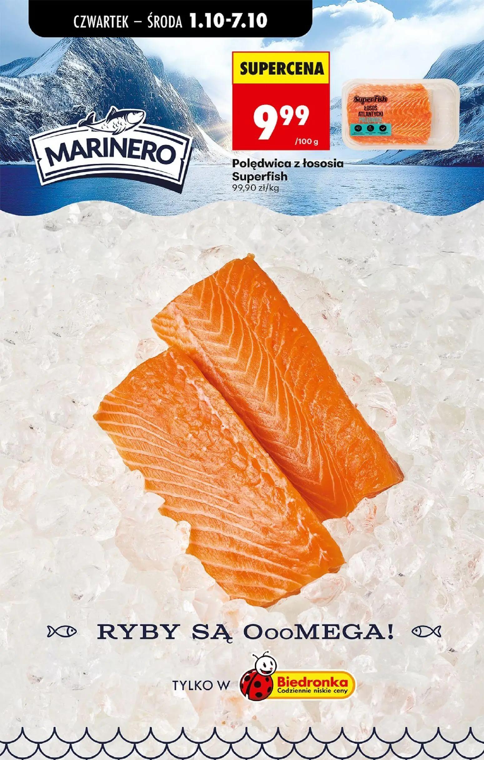 Biedronka gazetka, strona 53 z 94 — Polędwica z łososia Superfish
