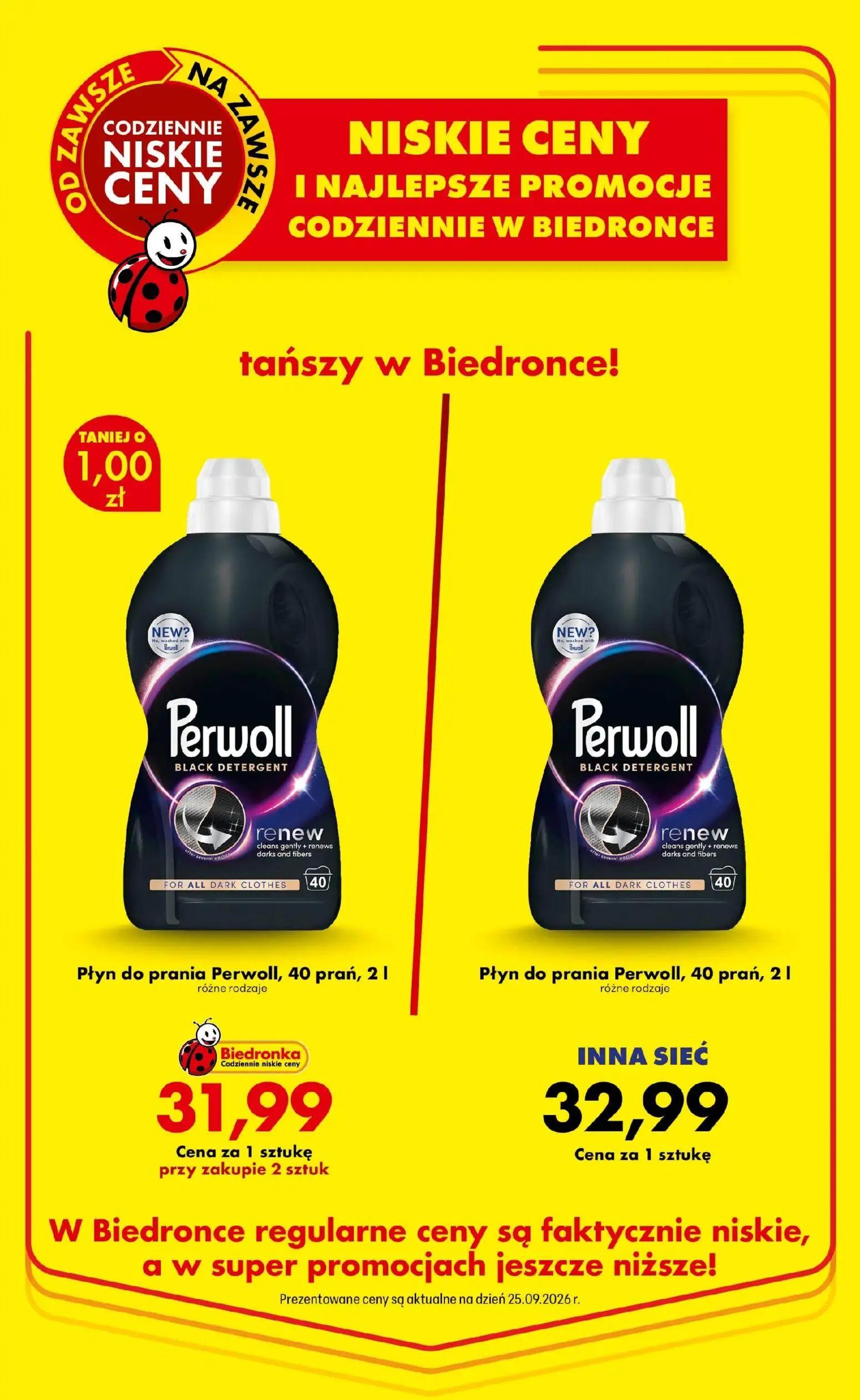 Biedronka gazetka, strona 82 z 94 — Płyn do prania Perwoll, Płyn do prania Perwoll