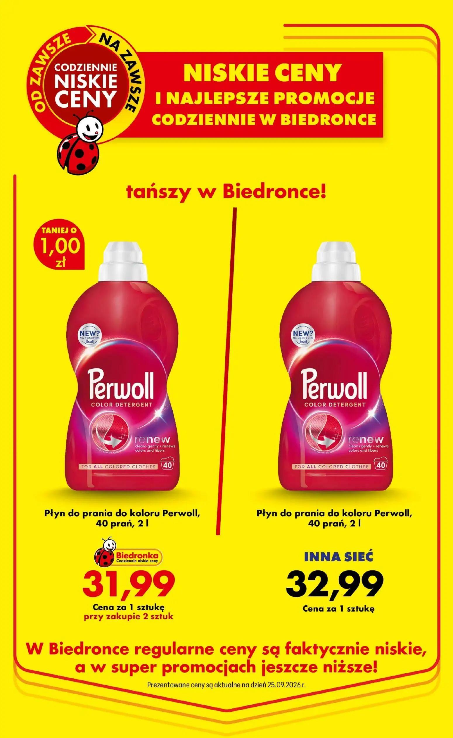 Biedronka gazetka, strona 83 z 94 — Płyn do prania do koloru Perwoll, Płyn do prania do koloru Perwoll