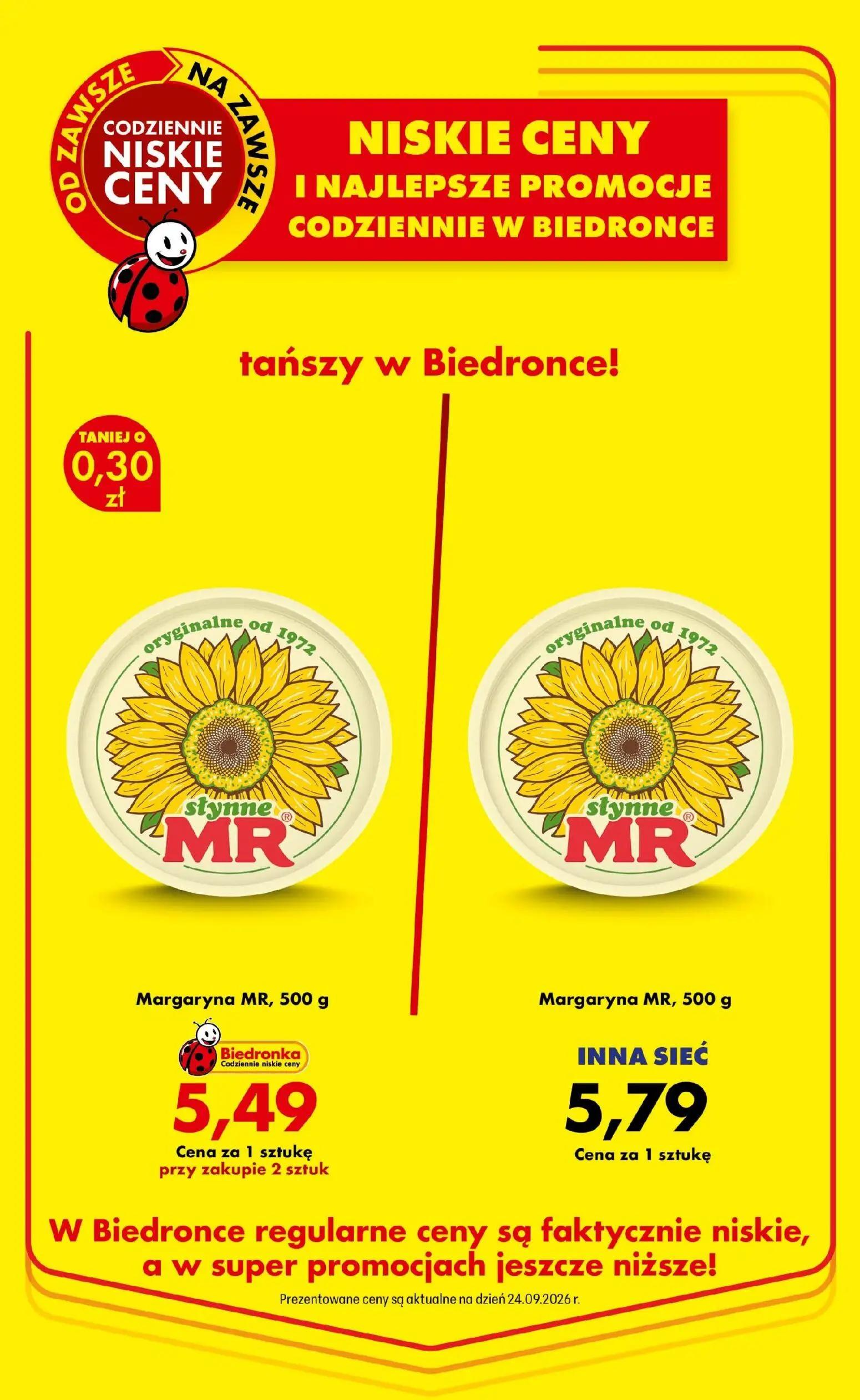 Biedronka gazetka, strona 87 z 94 — Margaryna MR, 500 g, Margaryna MR, 500 g