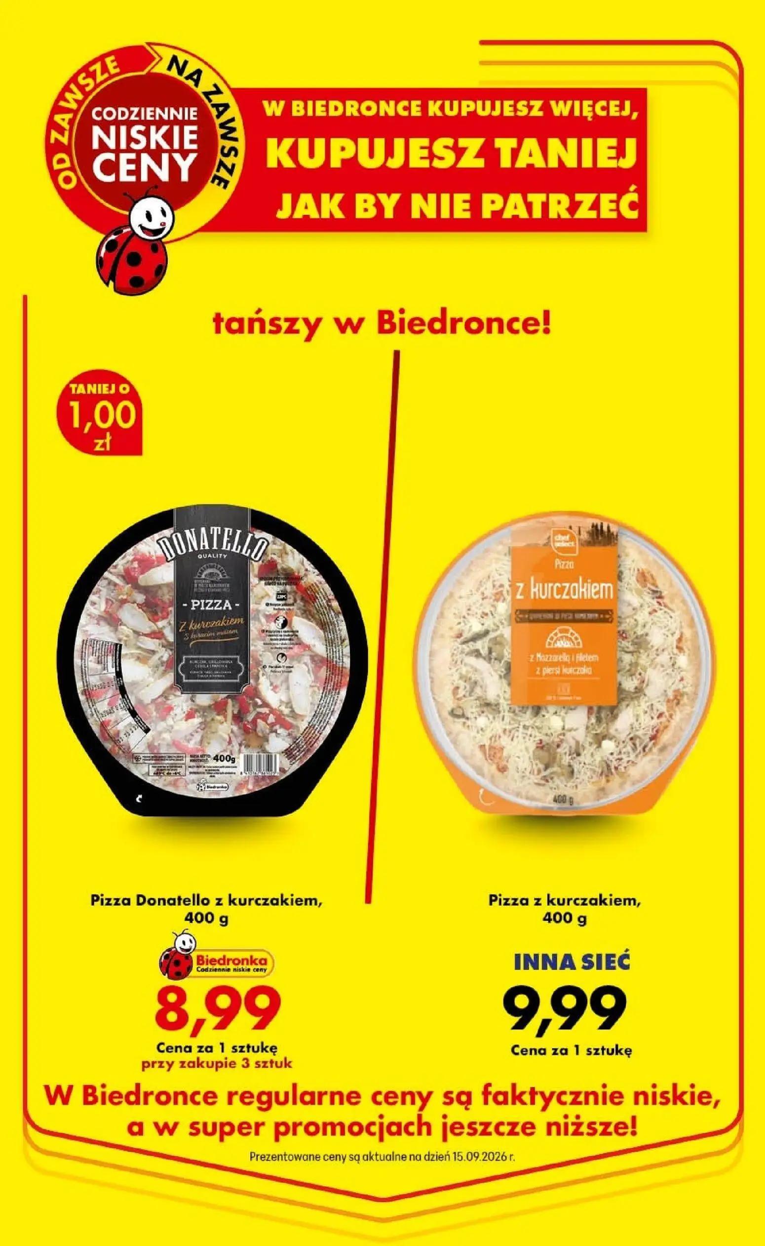 Biedronka gazetka, strona 88 z 94 — Pizza Donatello z kurczakiem, Pizza z kurczakiem