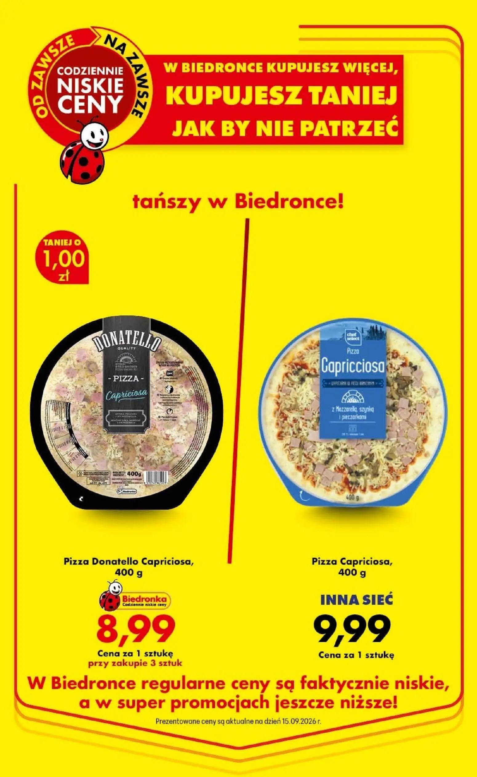 Biedronka gazetka, strona 89 z 94 — Pizza Donatello Capriciosa, Pizza Capriciosa