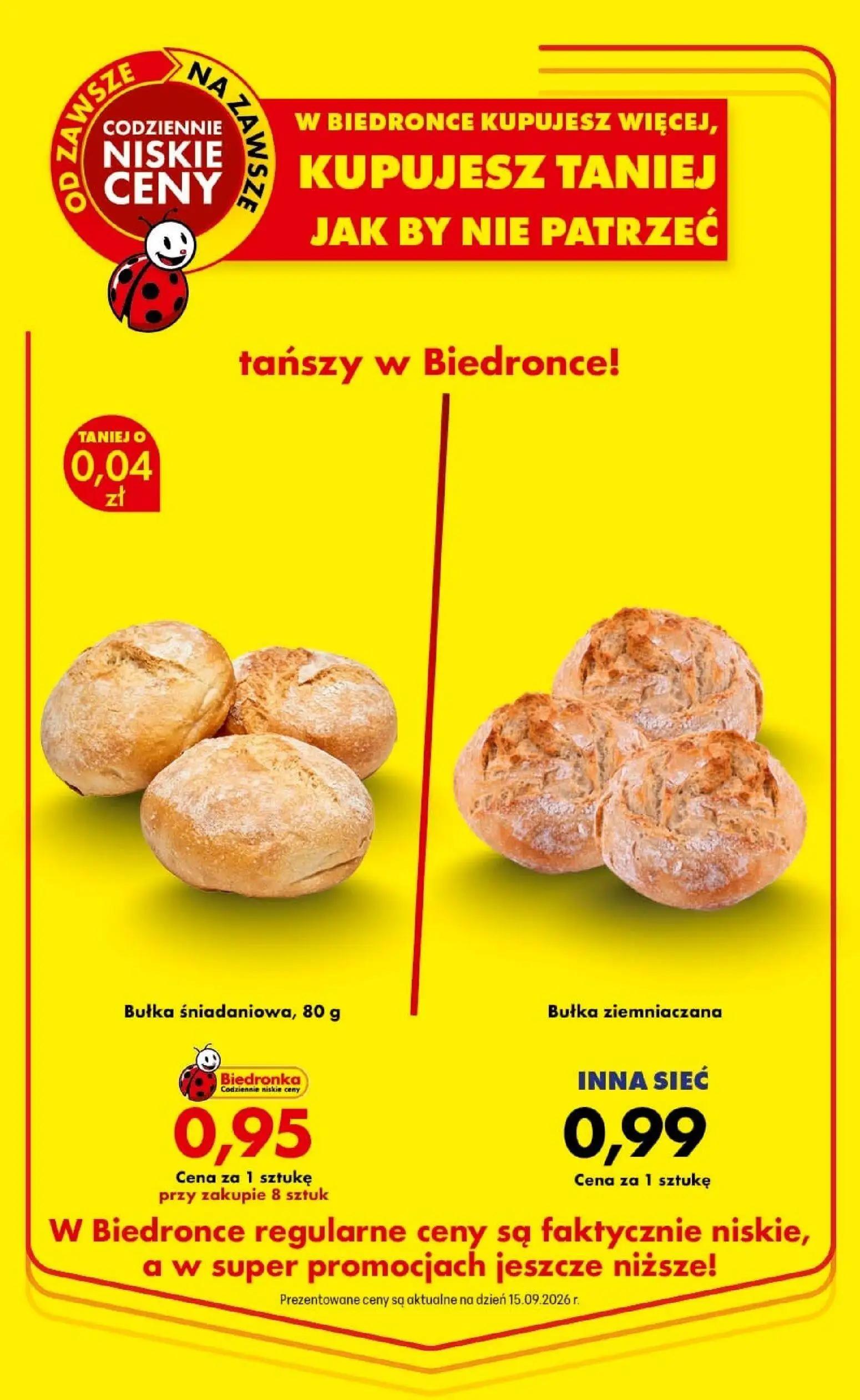 Biedronka gazetka, strona 92 z 94 — Bułka śniadaniowa, Bułka ziemniaczana
