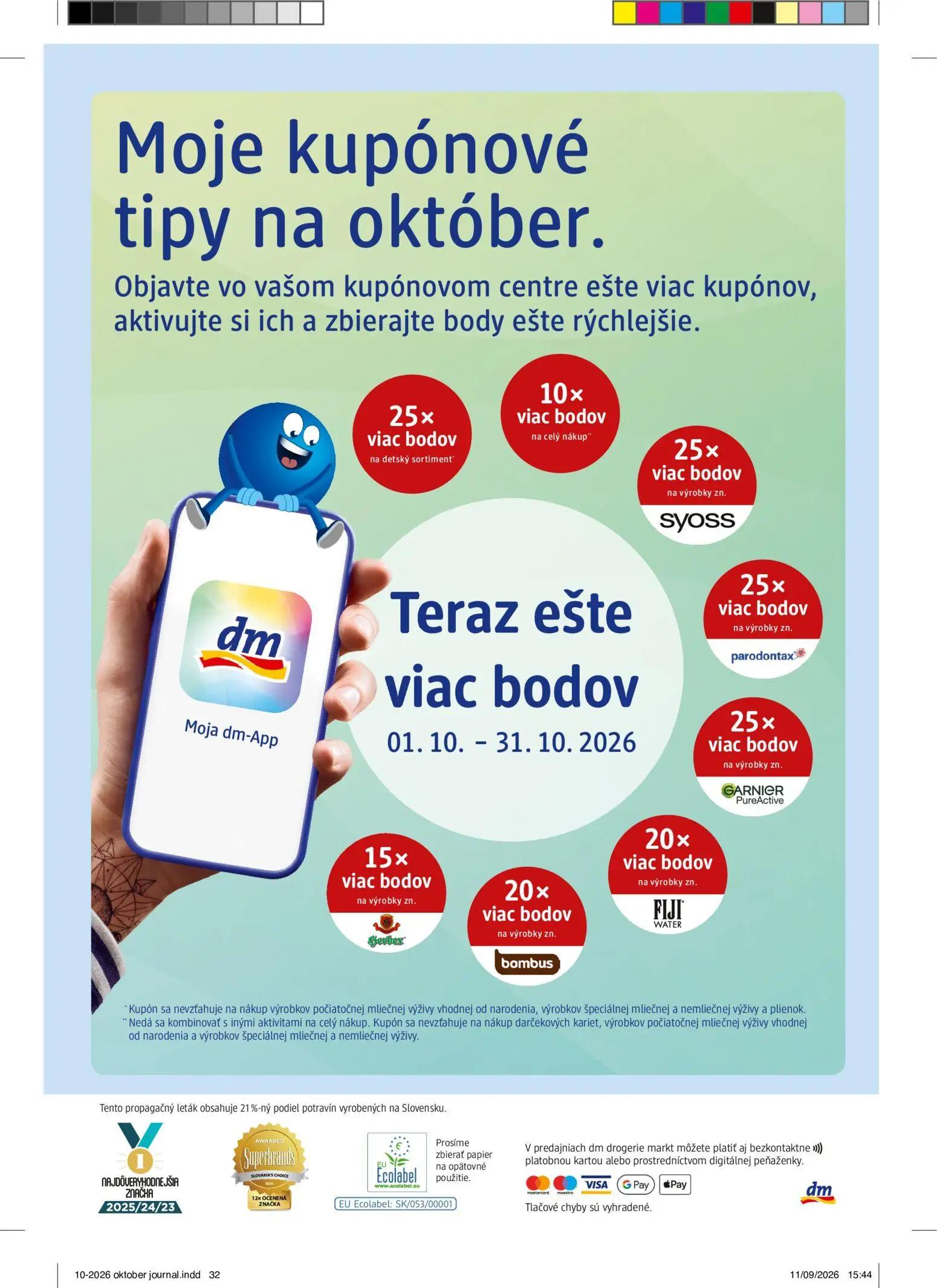 DM Drogerie leták, strana 32 z 32