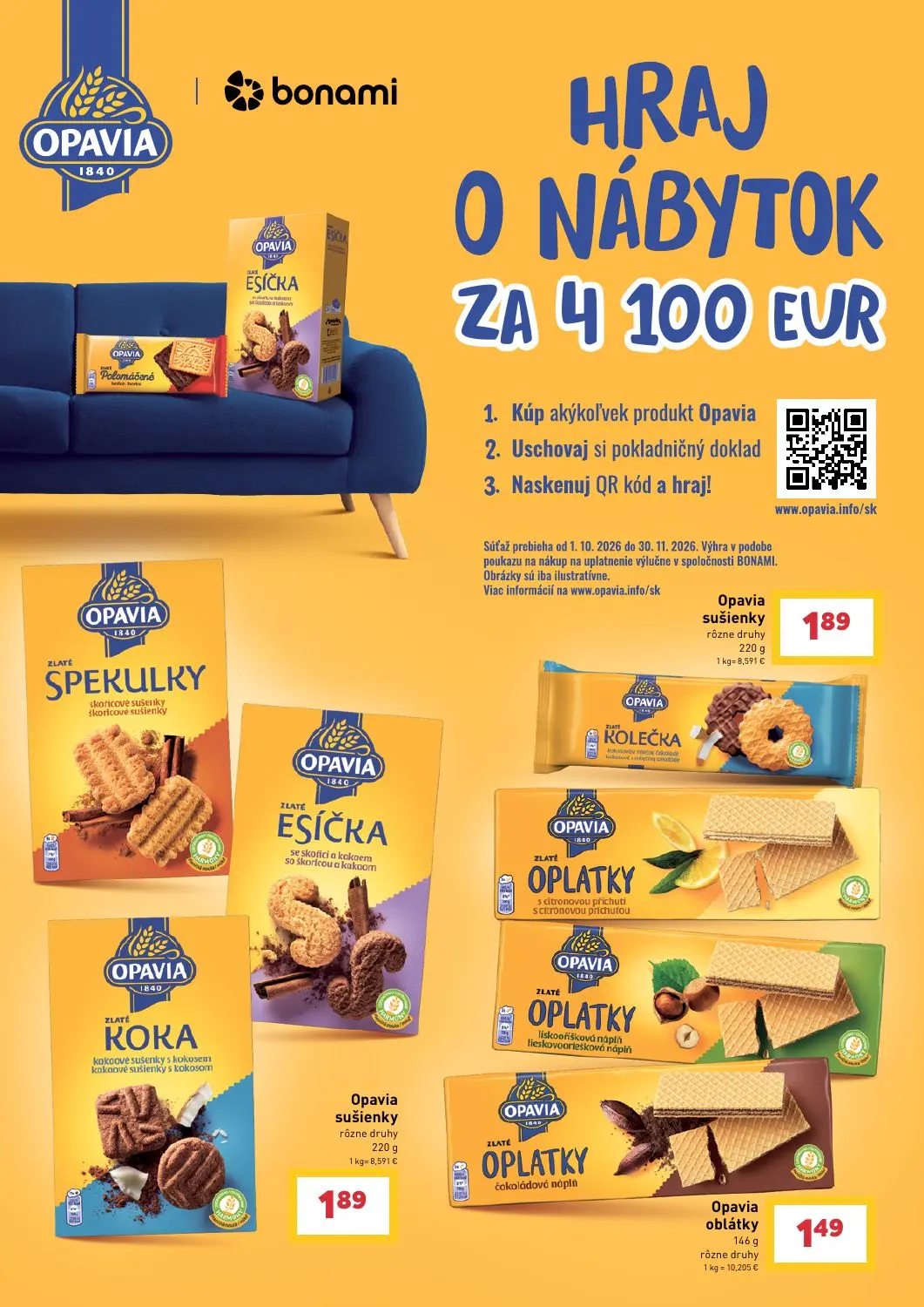 Billa leták, strana 21 z 43 — Opavia sušienky, Opavia sušienky, Opavia oblátky
